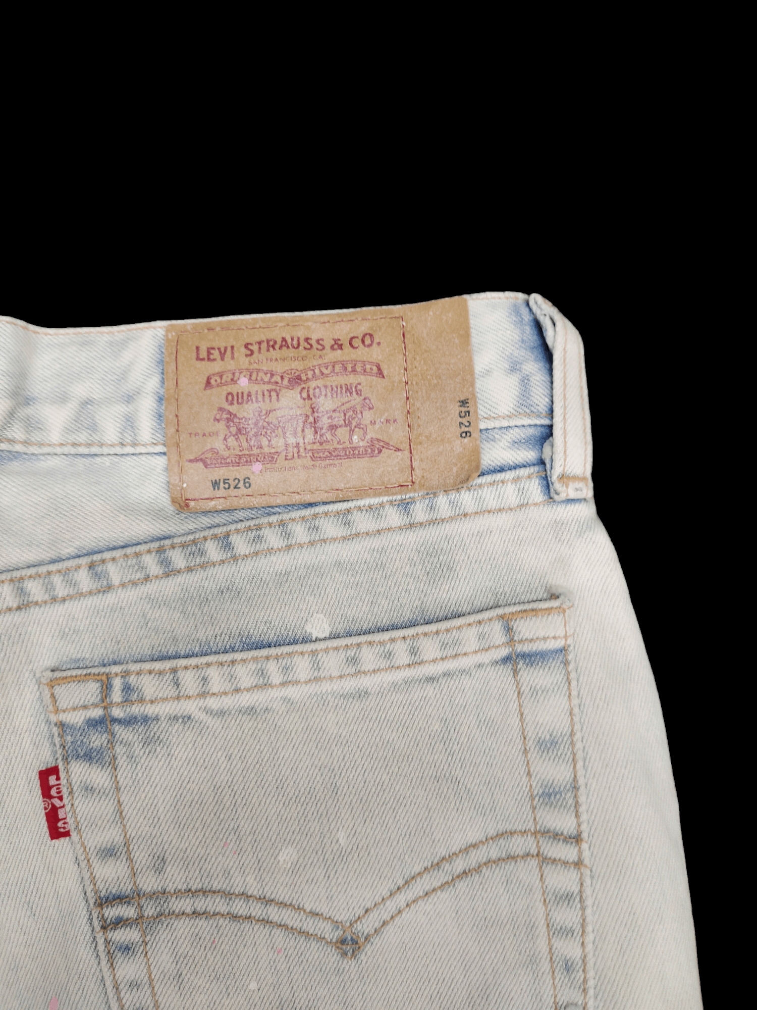 Hysteric Glamour Flare Jeans Levis Painted Low Rise Denim Jeans Boot Cut Size US 28 / EU 44 - 17 Thumbnail