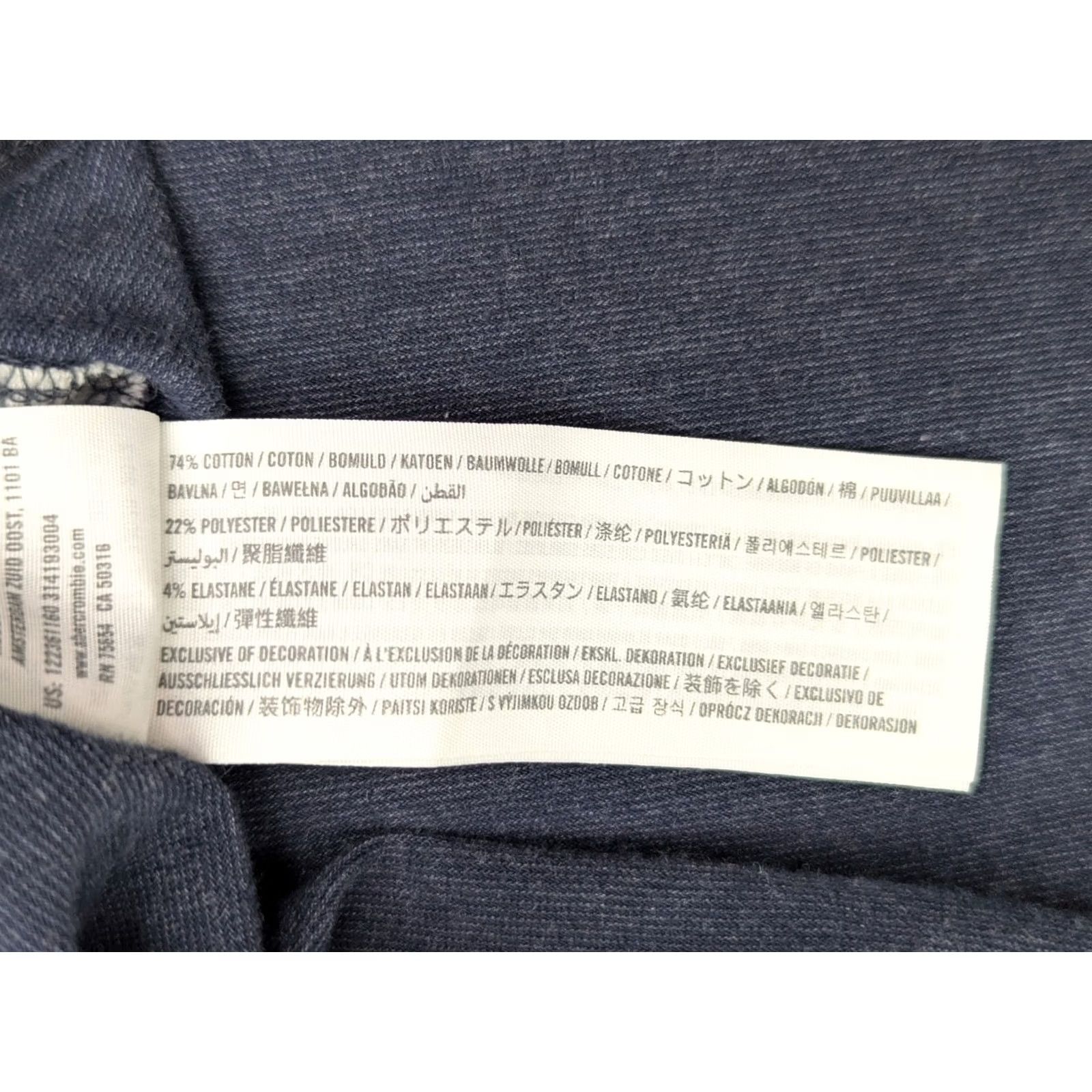 Abercrombie & Fitch Abercrombie & Fitch Shirt 1/4 Zip Lightweight Pullover Mens M Blue EUC Size US M / EU 48-50 / 2 - 6 Thumbnail