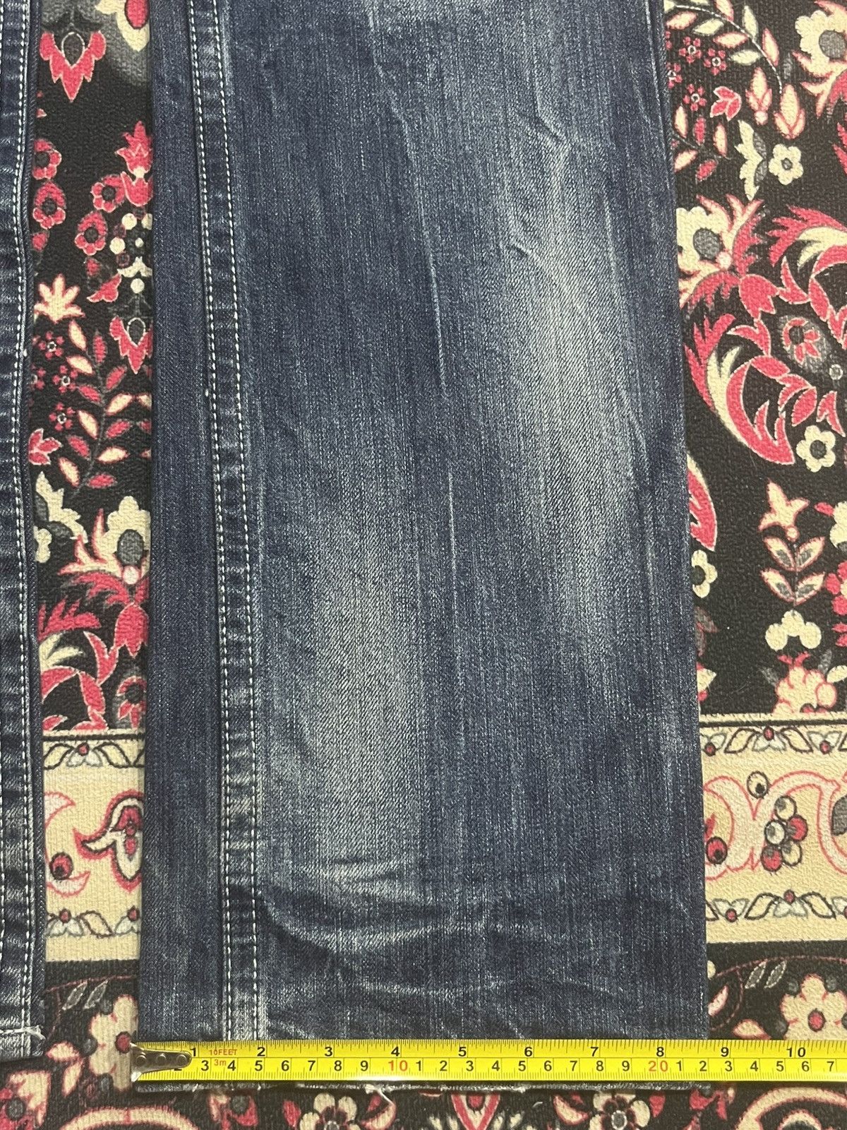 Bounty Hunter Studio RP “One Piece Luffy & Nakama” Blue Thunder Rip Jeans Size US 30 / EU 46 - 18 Thumbnail
