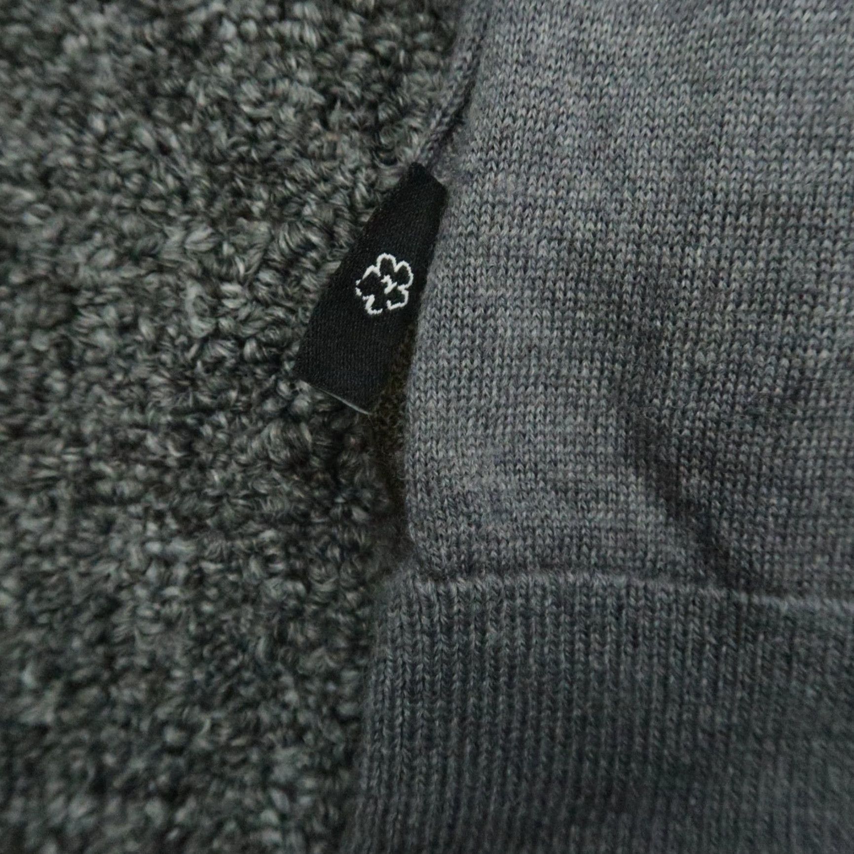 Ted Baker Ted Baker Sweater Mens Large Gray Wool Quarter Zip Pullover Jumper Size US L / EU 52-54 / 3 - 7 Thumbnail