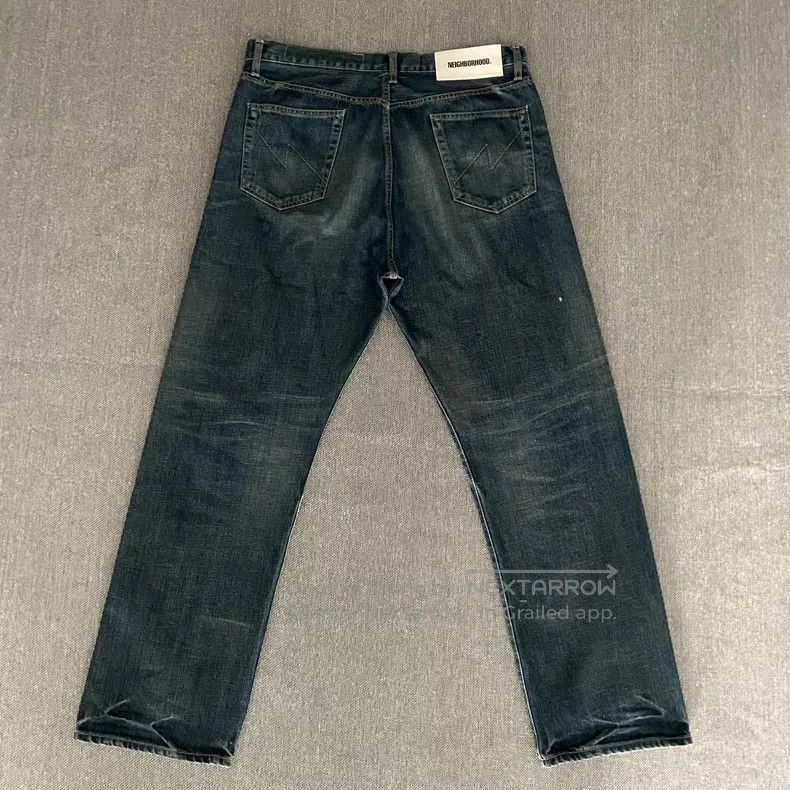 Neighborhood Neighborhood size XL Washed Denim Jeans Size US 27 - 3 Thumbnail