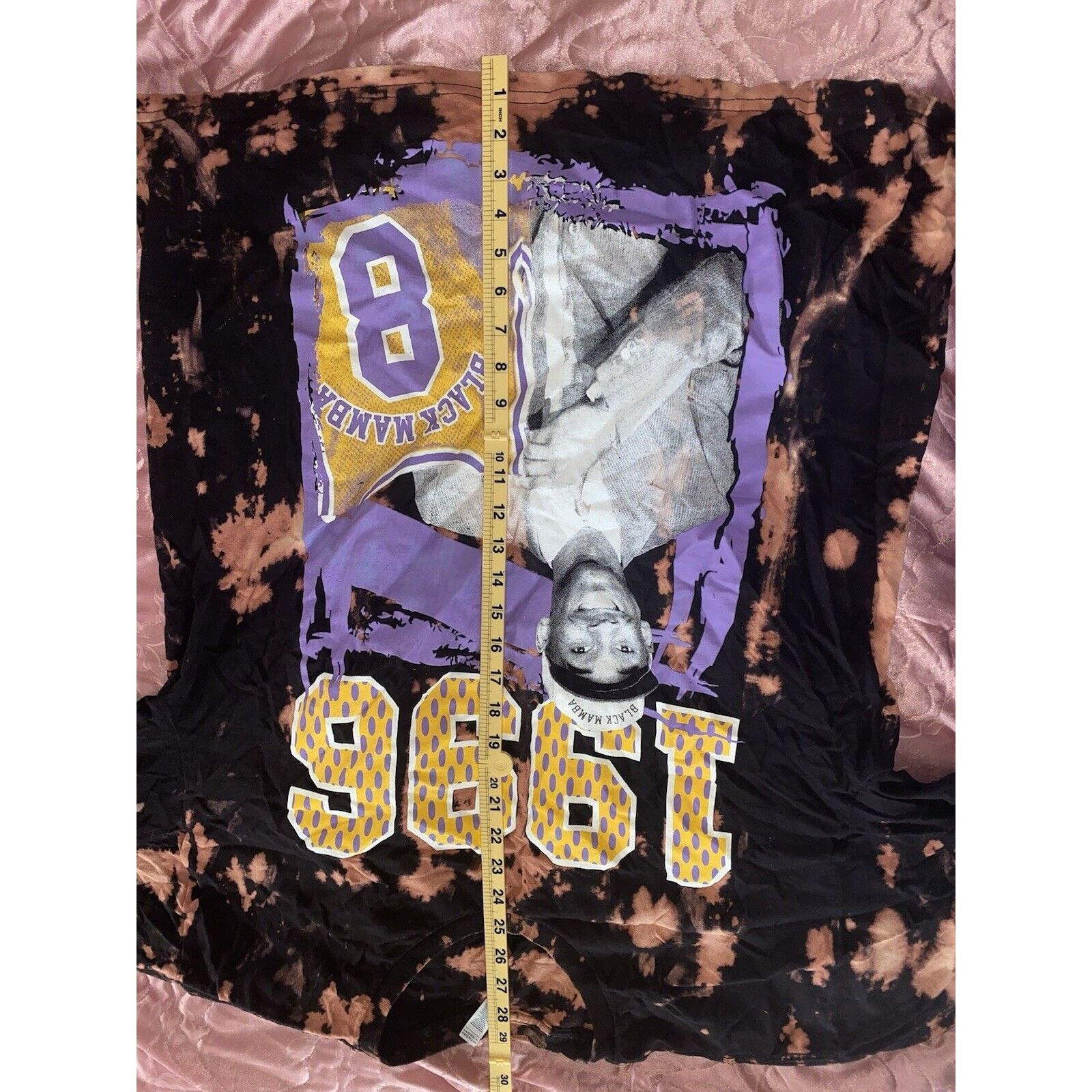Alstyle Kobe Bryant LA Lakers 1996 Finals MVP T Shirt Tie Dye Sz XL Size US XL / EU 56 / 4 - 5 Thumbnail