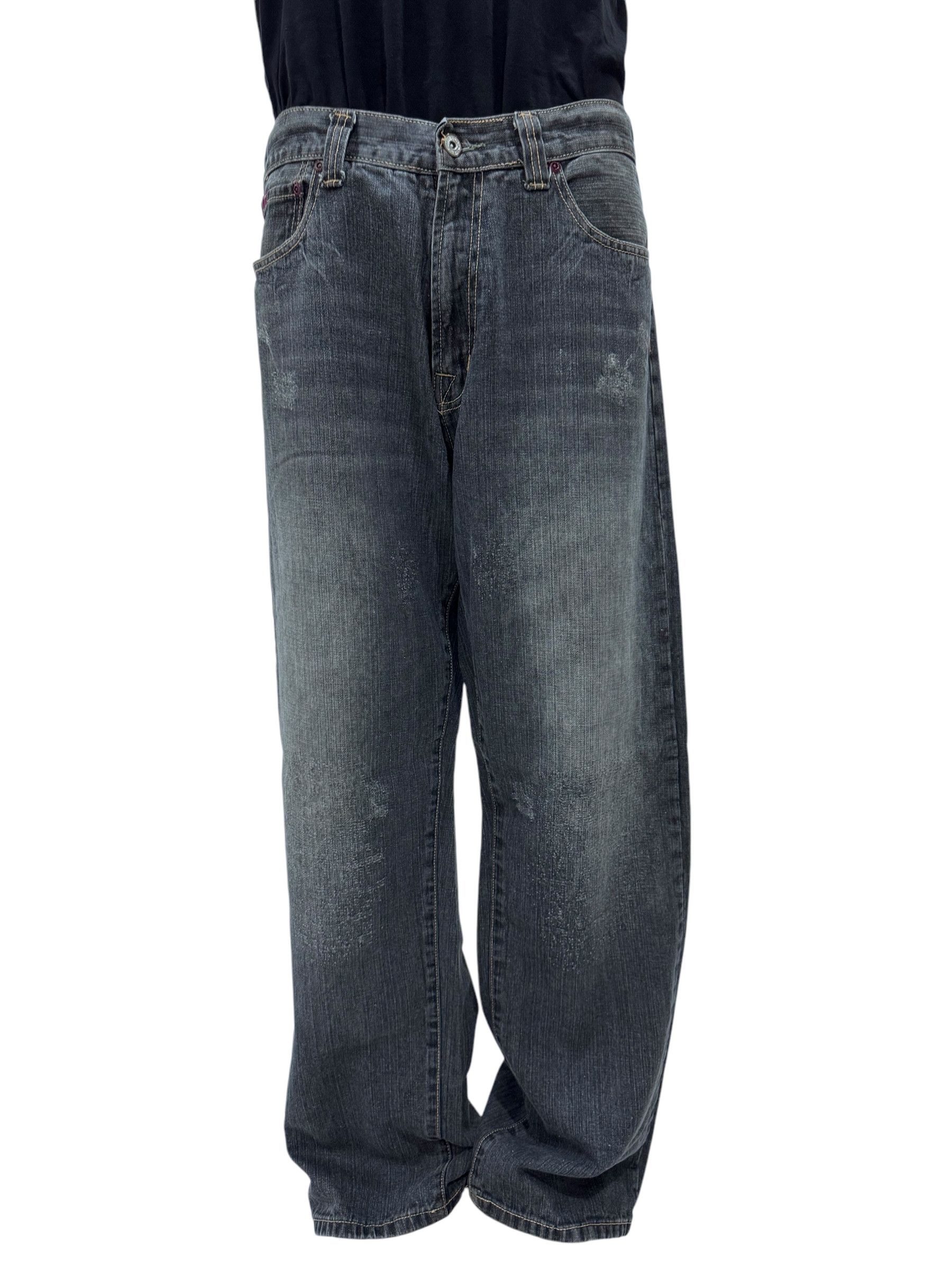 Fubu Fubu Denim Jeans Fubu Hip Hop Skateboards Baggy Jeans Pants Size US 36 / EU 52 - 2 Thumbnail