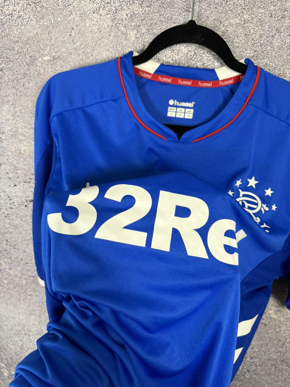Hummel × Vintage Vintage Rangers FC 2018/19 Hummel Soccer Jersey Blokcore Size US M / EU 48-50 / 2 - 9 Thumbnail