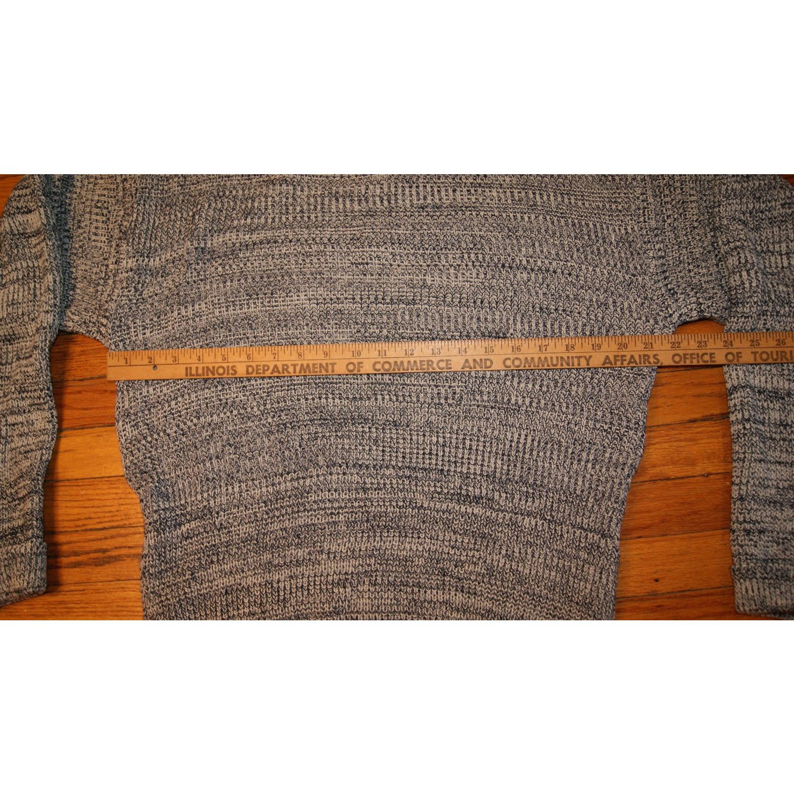 Vintage VTG Chunky Knit Jumper HONORS Marbled Acrylic Sweater Mens L Size US L / EU 52-54 / 3 - 5 Thumbnail
