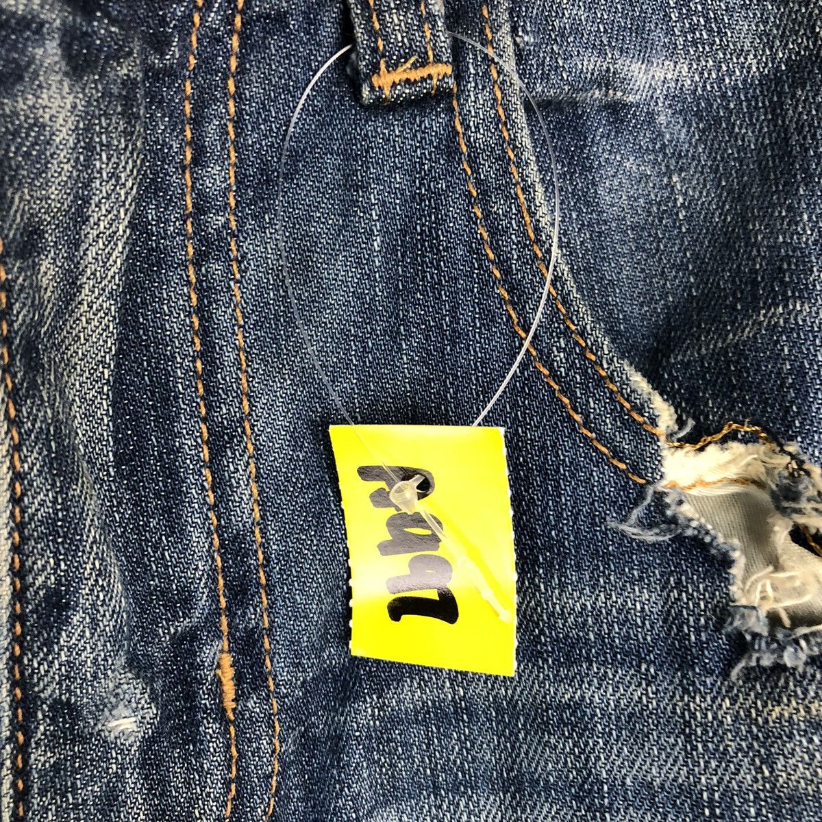 Japanese Brand Japanese Brand Blue Distressed Denim Pants #A997 Size US 28 / EU 44 - 17 Thumbnail