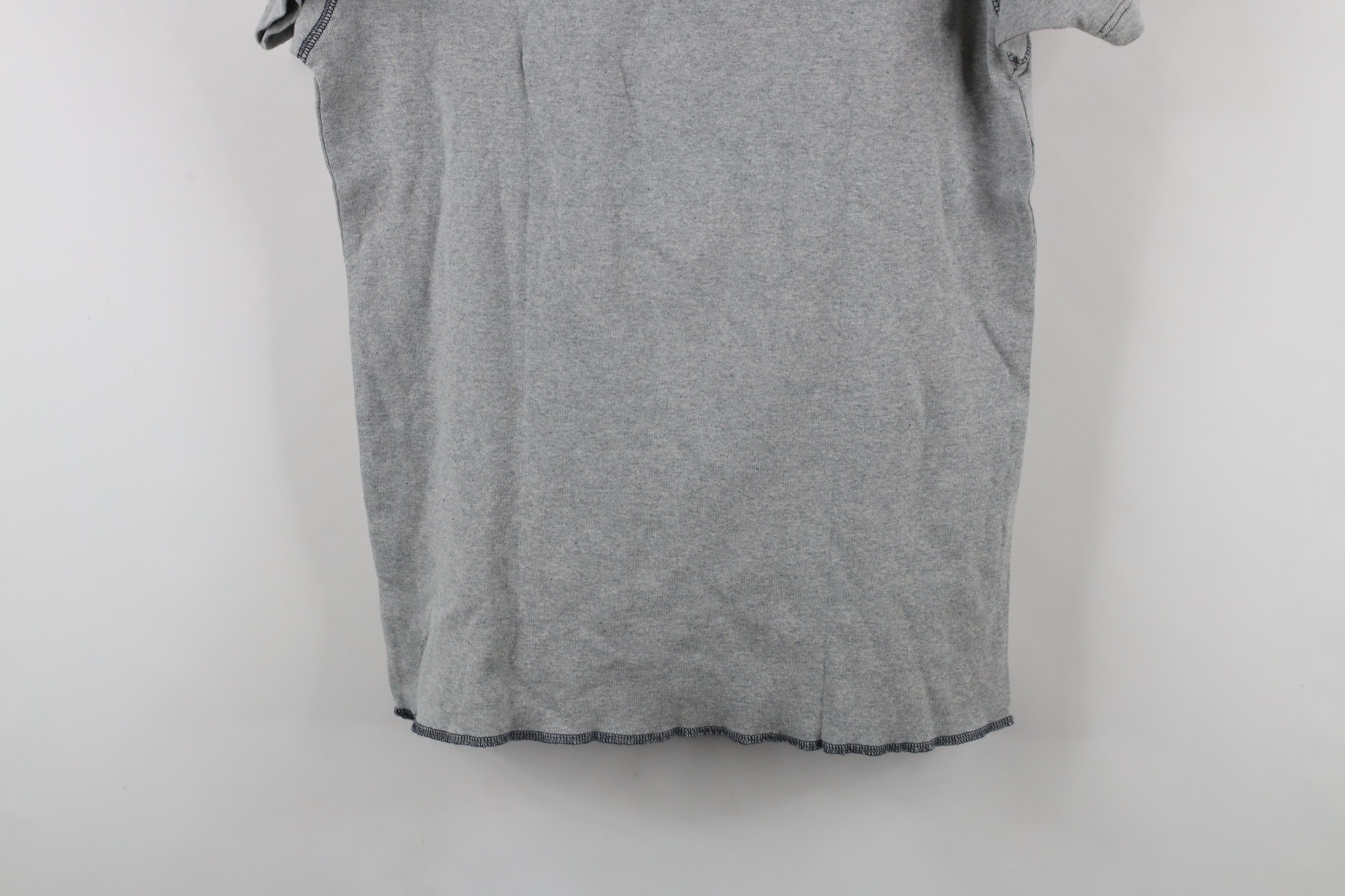 UNIONBAY × Vintage NOS Vintage 90s Unionbay Ribbed Knit T-Shirt USA Gray Size XL / US 12-14 / IT 48-50 - 9 Thumbnail