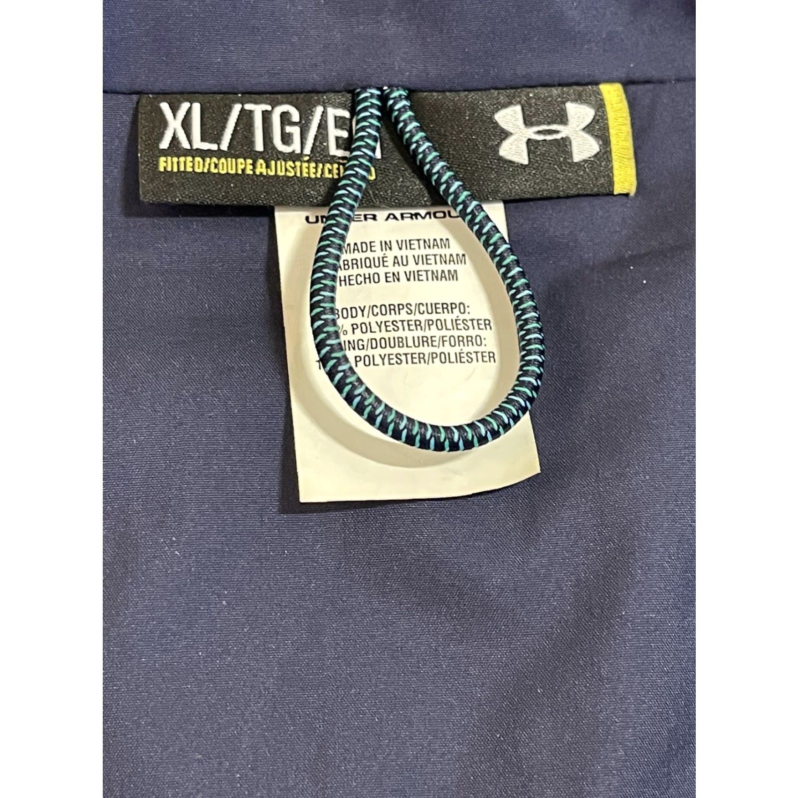 Under Armour Under Armour Windbreaker Jacket Golf Full Zip Mens XL Blue Sports Windbreaker Brand Mens XL Blue Under Armour Size US XL / EU 56 / 4 - 2 Thumbnail