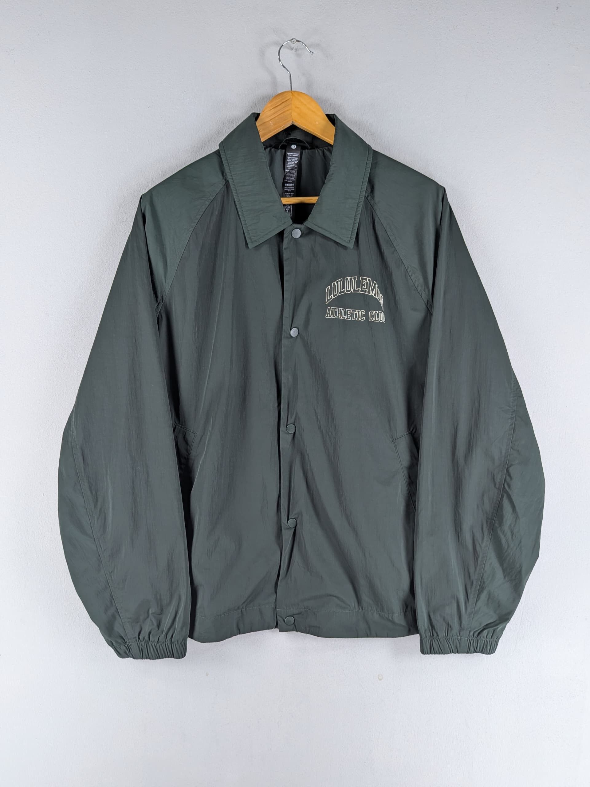 Lululemon Lululemon Athletic Club Coaches Jacket Rainforest Green Size US M / EU 48-50 / 2 - 3 Thumbnail