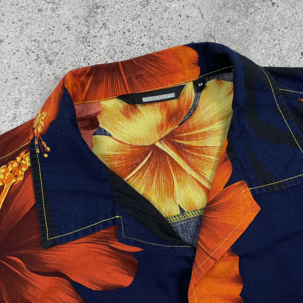 Quicksilver × Quiksilver Quiksilver Floral Pattern Short Sleeve Button Up Shirt Surf Size US M / EU 48-50 / 2 - 9 Thumbnail