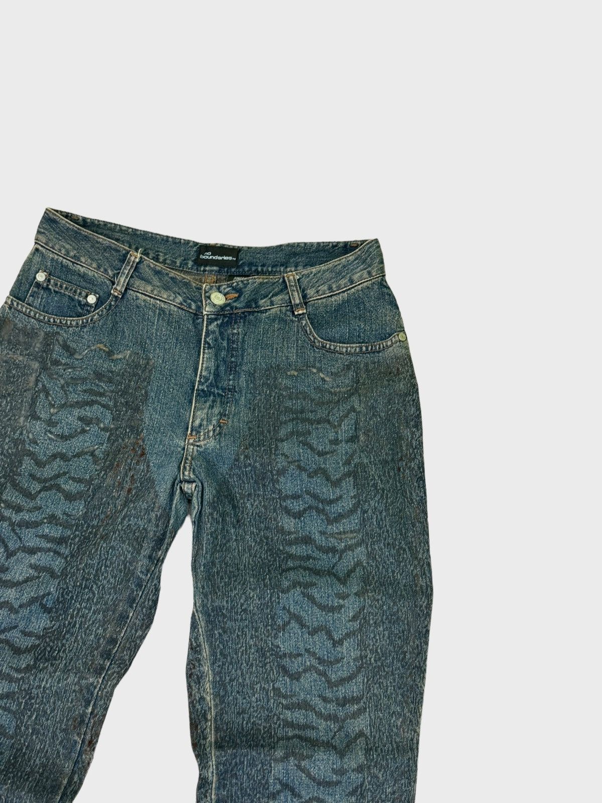 Hysteric Glamour FLARE NO BOUNDARIES RARE DESIGN BOOTCUT DENIM Size US 28 / EU 44 - 5 Thumbnail