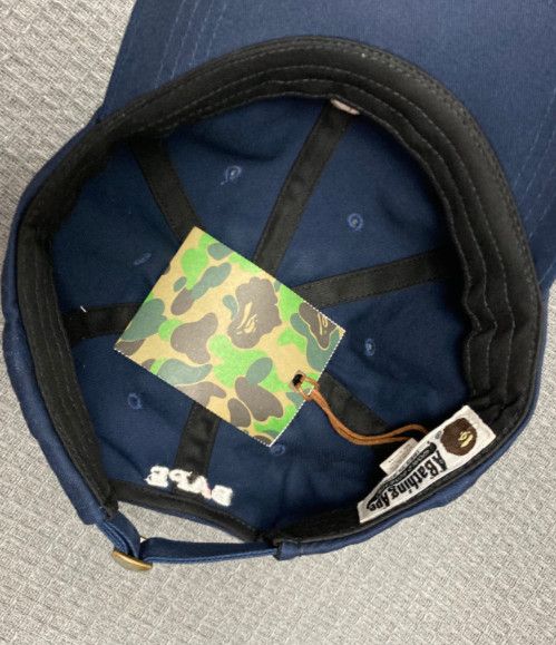 Japanese Brand BAPE Ape Head One Point Panel Cap 'Navy' Size ONE SIZE - 10 Thumbnail