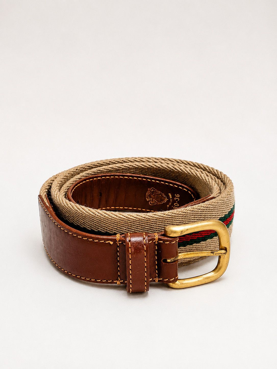 Gucci Ceinture Toile et cuir Size ONE SIZE - 1 Thumbnail