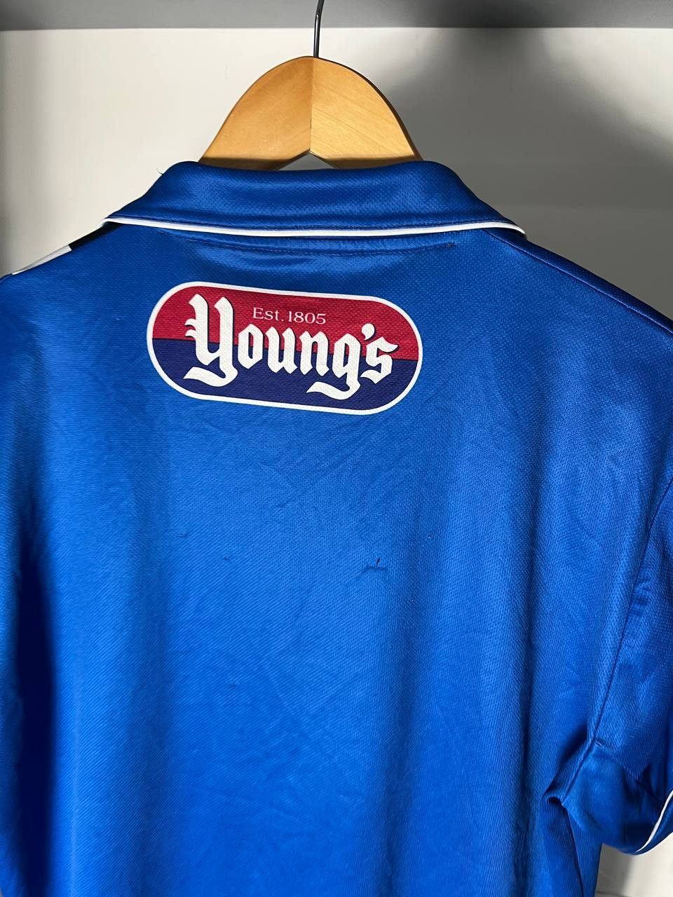 Vintage VERY RARE ERREA FC GRIMSBY TOWN ENGLAND RETRO SOCCER JERSEY Size US M / EU 48-50 / 2 - 13 Thumbnail