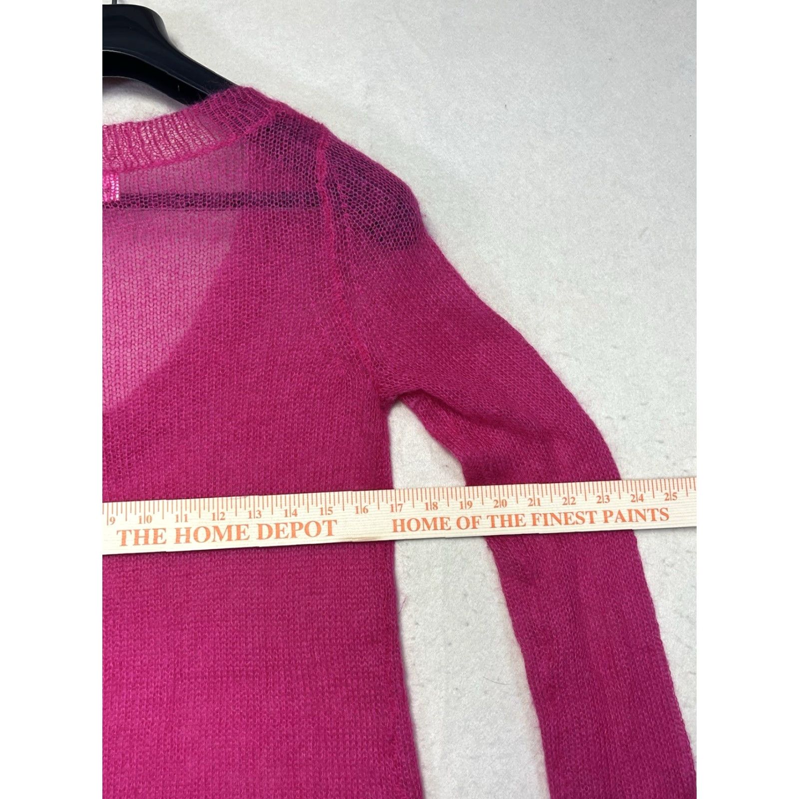 Anthropologie Anthropologie Charlie & Robin Blouse Shirt Women S-M Pink Mohair Knit Long Sleeve Lightweight Blouse Homе? Size S / US 4 / IT 40 - 3 Thumbnail