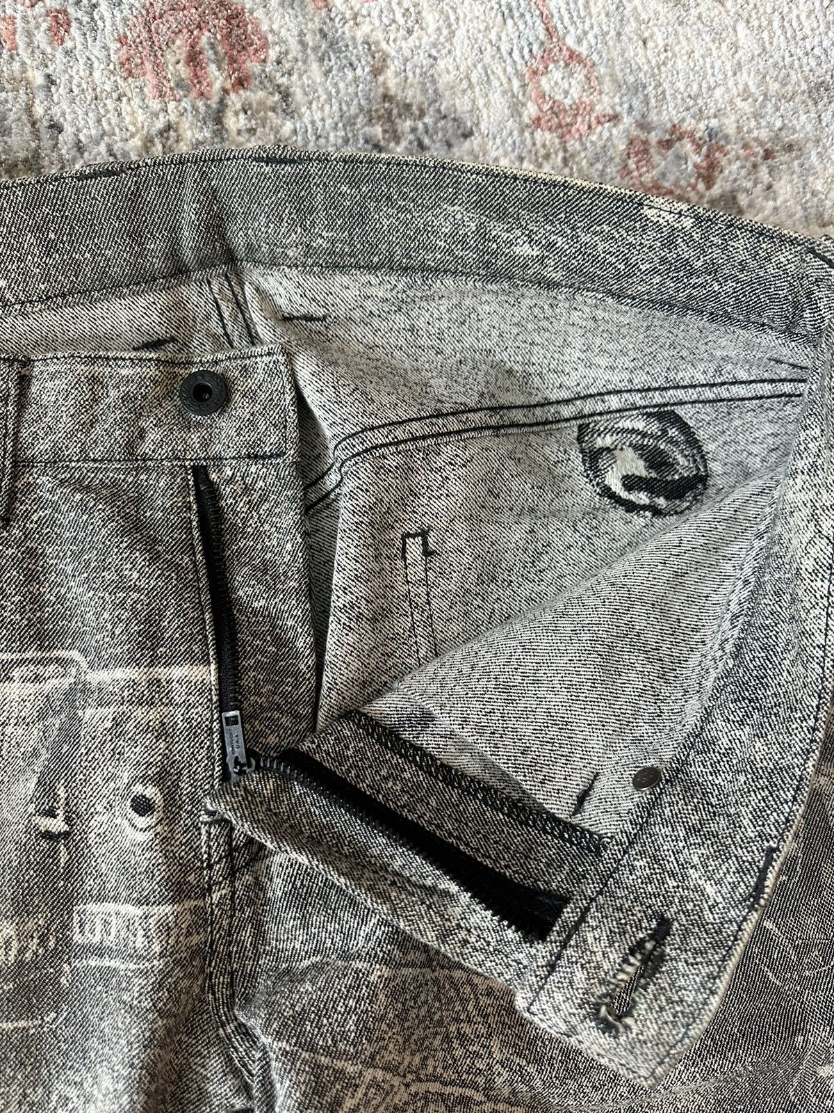Issey Miyake Issey Miyake A-Poc men’s jeans. Size 32. VERY RARE! Size US 32 / EU 48 - 8 Thumbnail