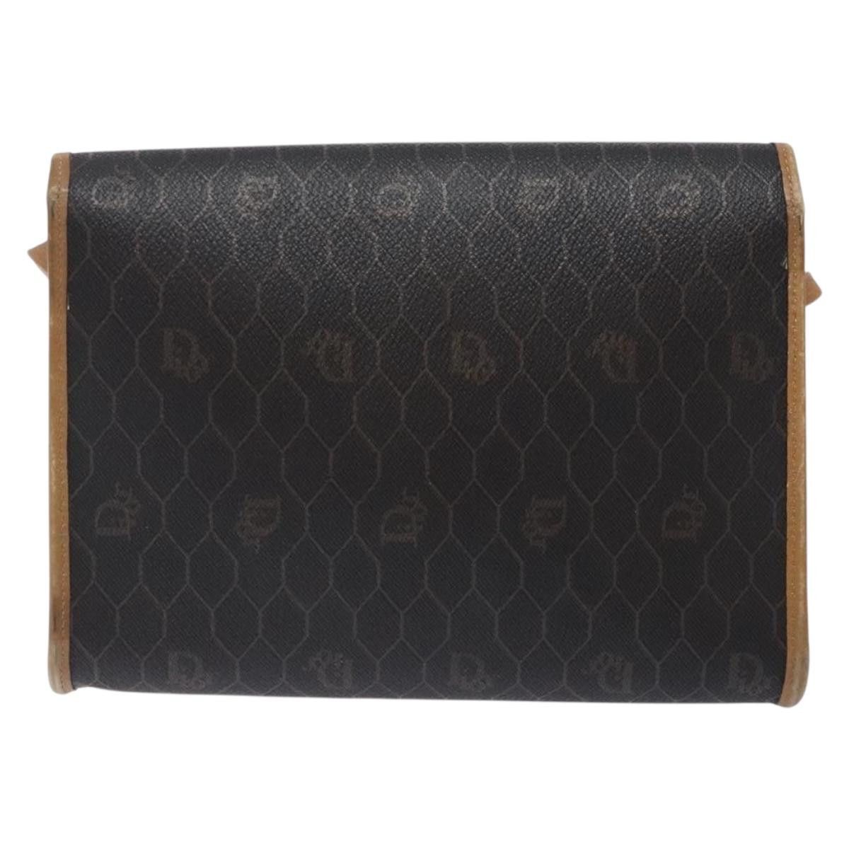 Dior DIOR Honeycomb Canvas Shoulder Bag Pvc Black Gold Size ONE SIZE - 3 Thumbnail