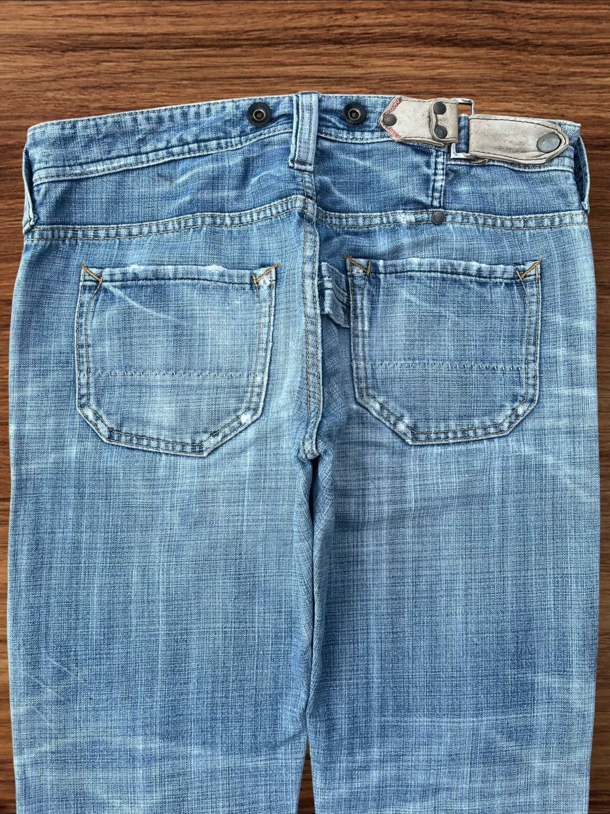 Japanese Brand Vintage Japanese Ant Gauge Distressed Frayed Leg Jeans Size US 30 / EU 46 - 6 Thumbnail