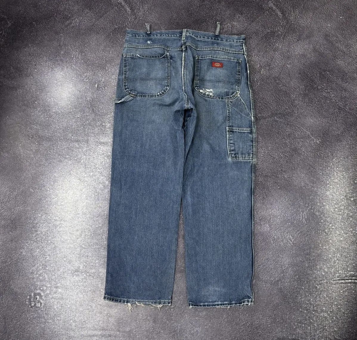 Dickies × Vintage Vintage Dickies Y2K Blue Denim Hype Baggy Jeans Size US 36 / EU 52 - 1 Thumbnail