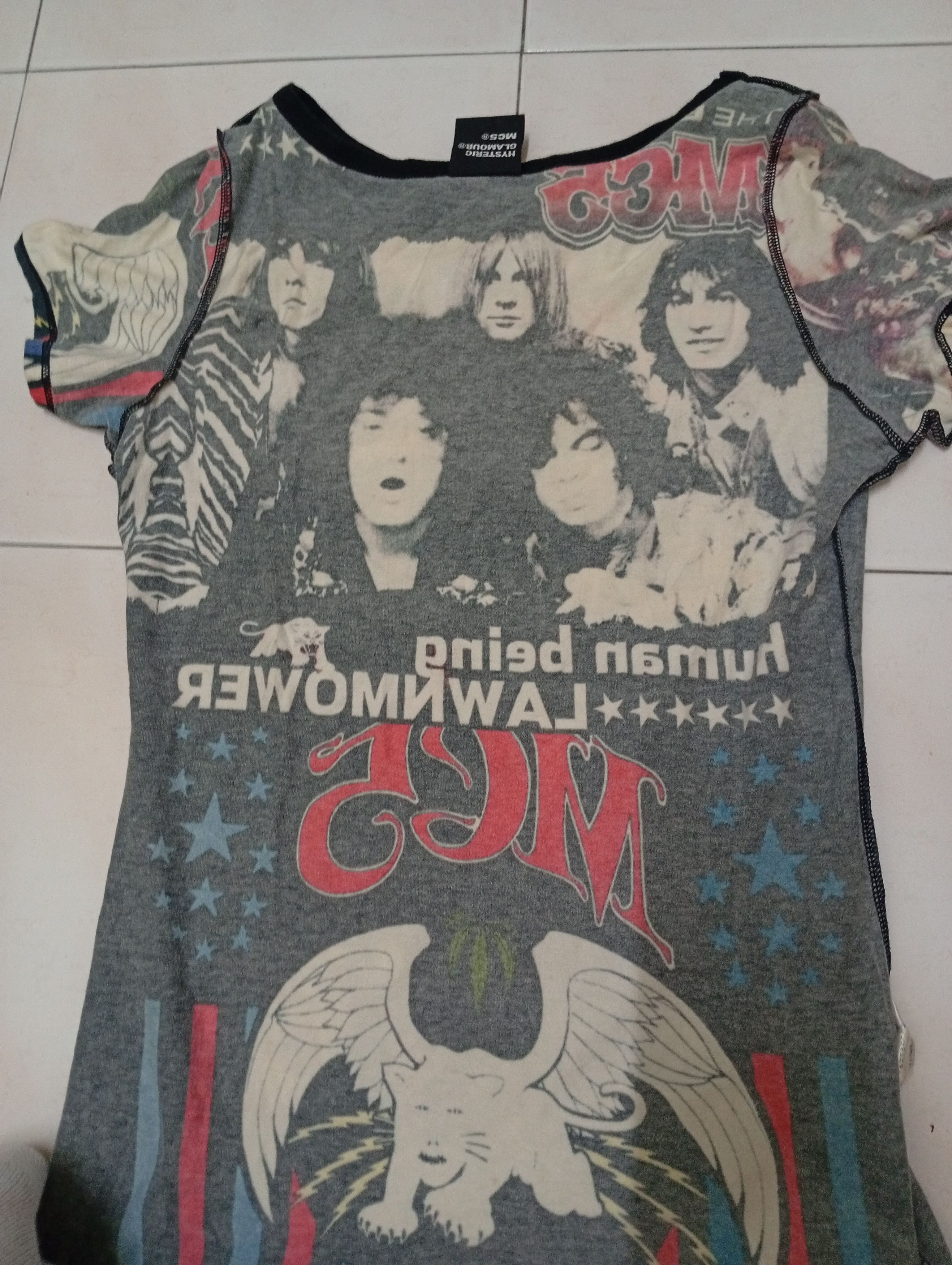 Band Tees vintage Mc5 X hystericn Size XS / US 0-2 / IT 36-38 - 8 Thumbnail