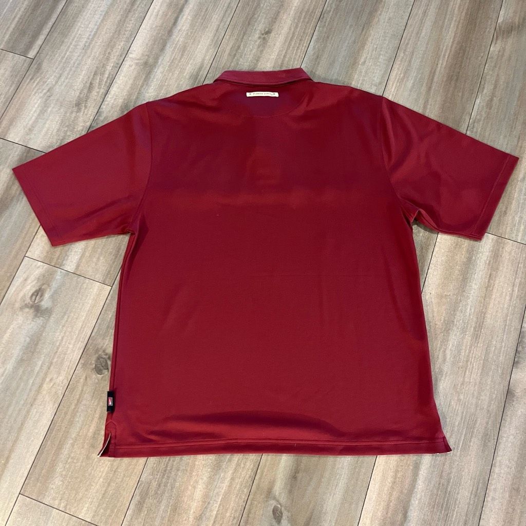 Nike Nike Florida State FSU Maroon Athletic Casual Polo Shirt Men Size US L / EU 52-54 / 3 - 6 Thumbnail
