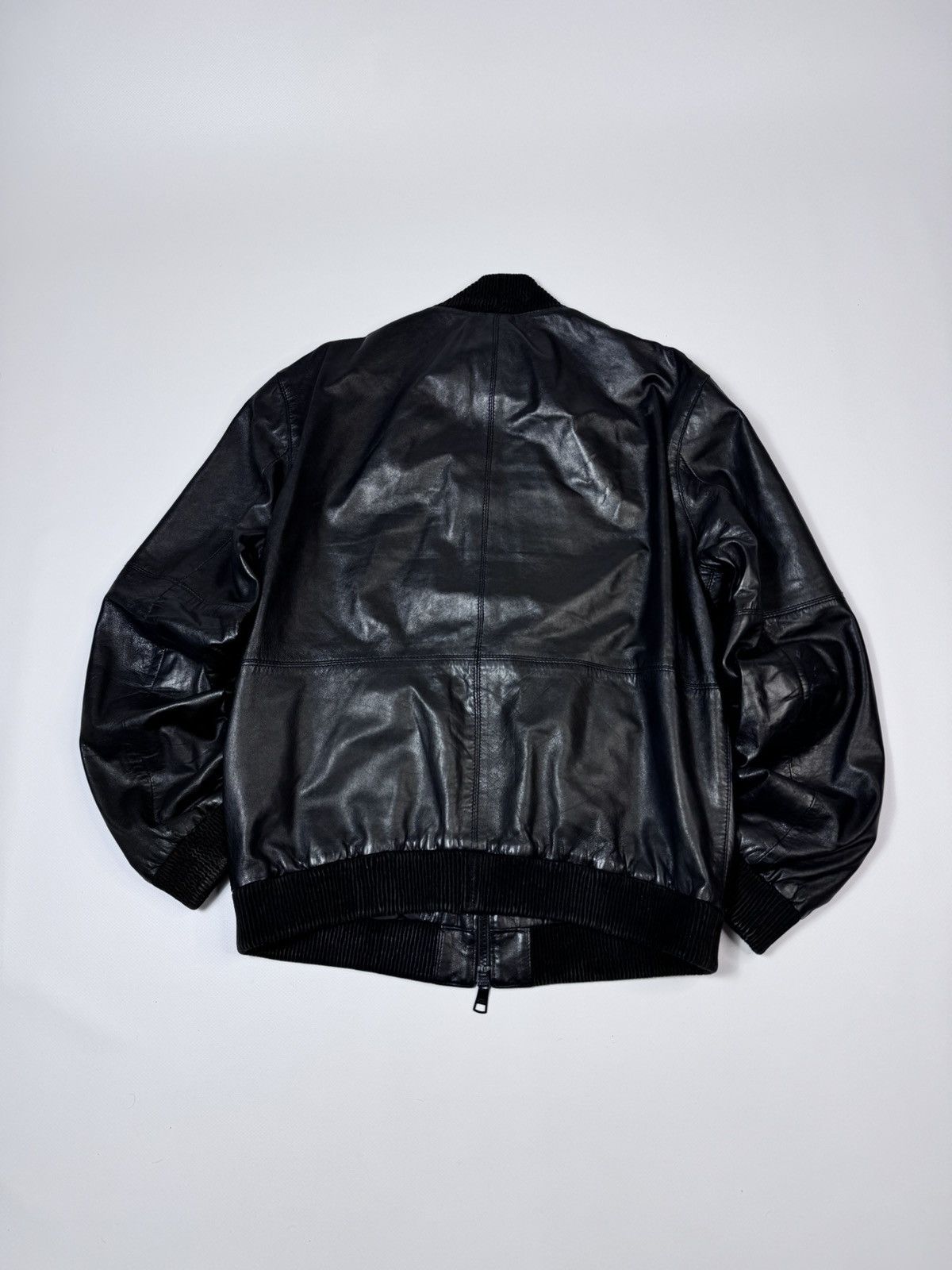 Armani Exchange Armani Exchange Classic Leather Jacket Size US M / EU 48-50 / 2 - 16 Thumbnail