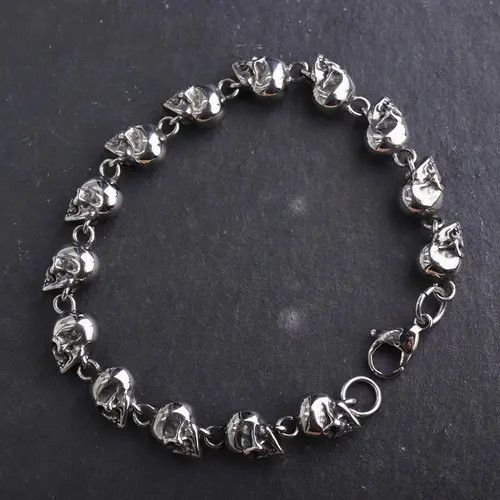 Jewelry Beaded Skull Bracelets Size ONE SIZE - 2 Thumbnail