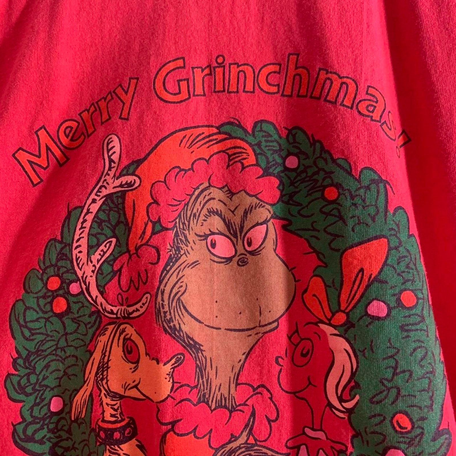 Vintage vintage 1998 DR SEUSS GRINCH WHO STOLE CHRISTMAS tee shirt Size US XL / EU 56 / 4 - 4 Thumbnail