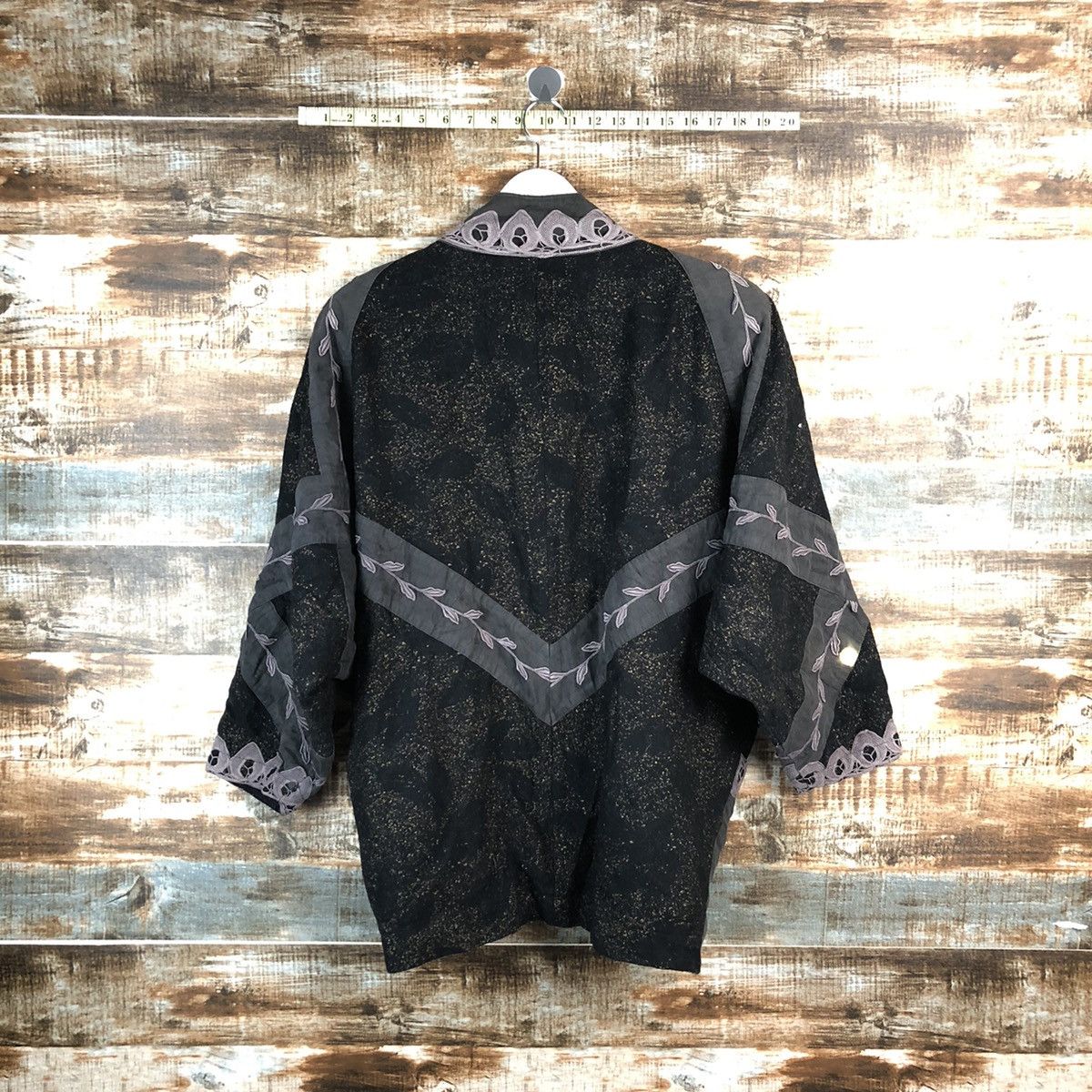 Japanese Brand Madame Points Black Knitwear #A2411 Size US L / EU 52-54 / 3 - 13 Thumbnail