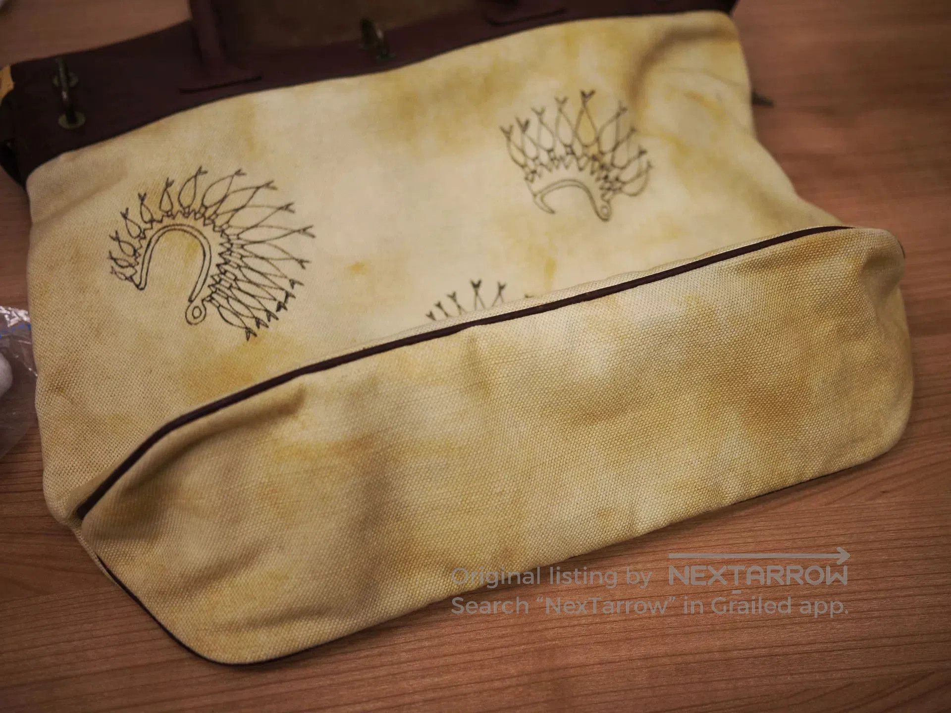 Visvim visvim mail satchel canvas bag beige. Size ONE SIZE - 8 Thumbnail