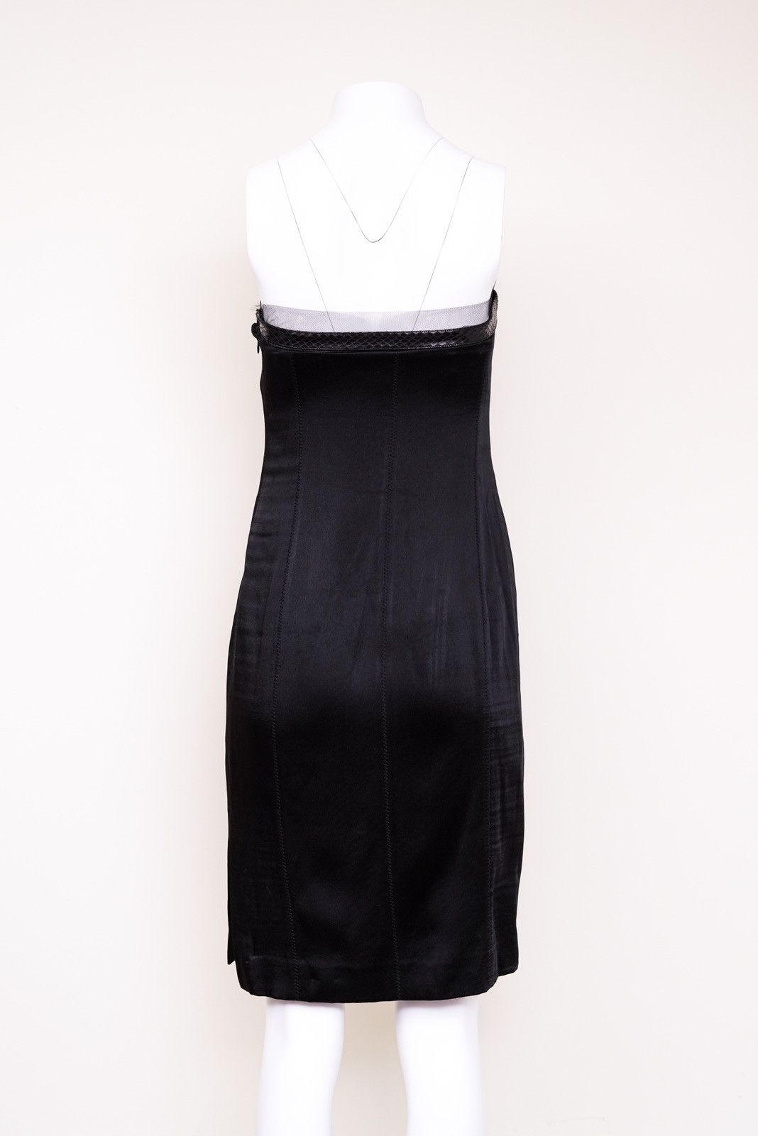 Dior Christian Dior S/S 2001 Sleeveless Black Bustier Dress Size S / US 4 / IT 40 - 5 Thumbnail