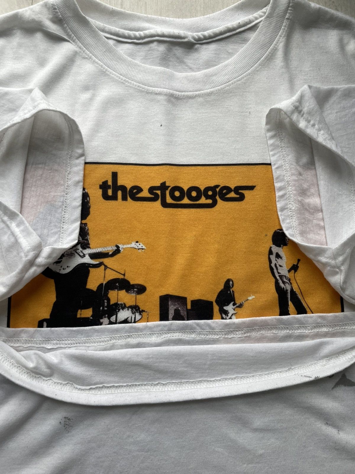 Band Tees 💥RARE💥 Vintage The Stooges 80’s "Gimme Danger" Band Tees Size US L / EU 52-54 / 3 - 16 Thumbnail