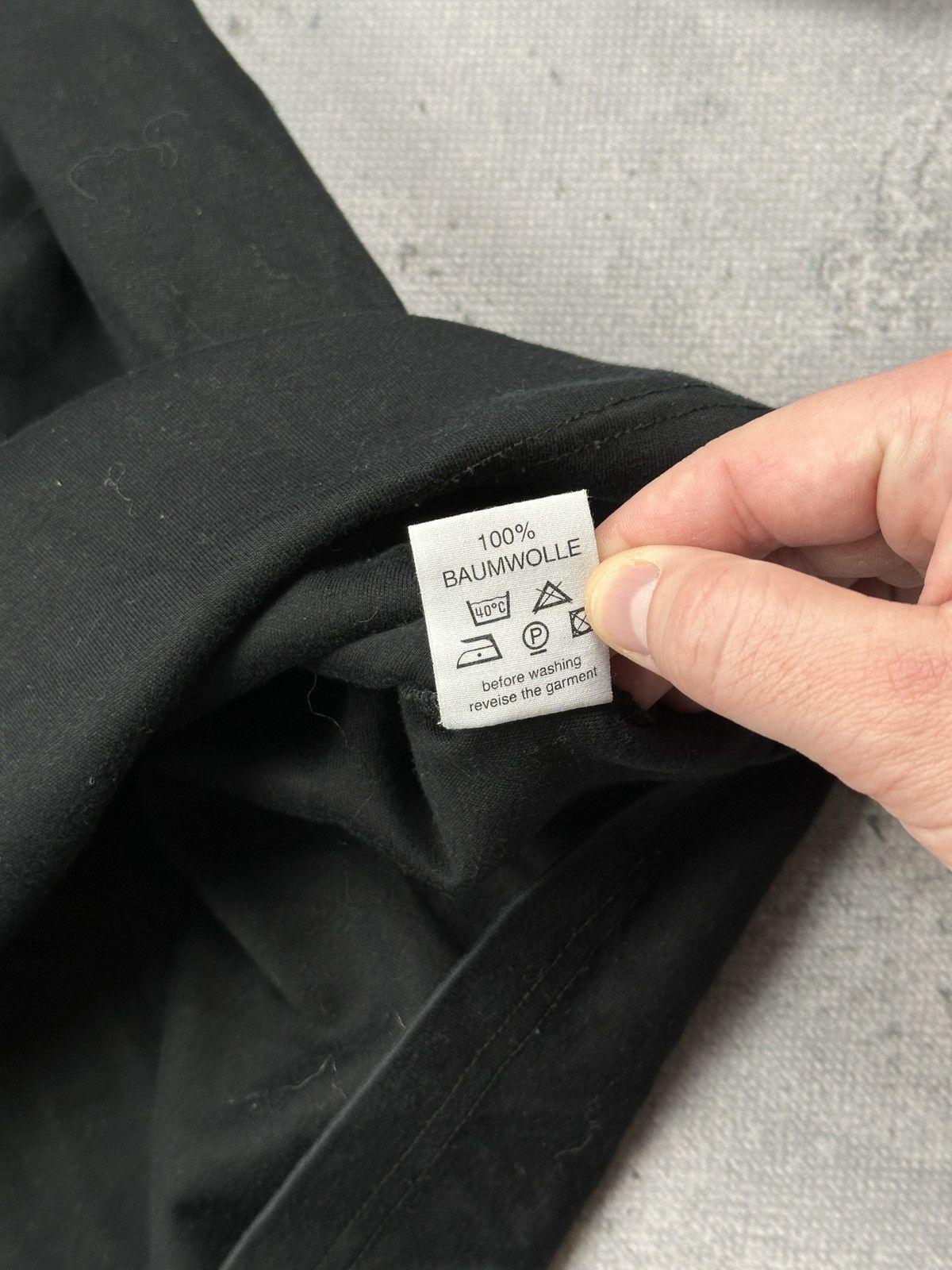 MCM Vintage MCM Italy Black Rhinestone Logo Long Sleeve Tee Rare Size L / US 10 / IT 46 - 8 Thumbnail