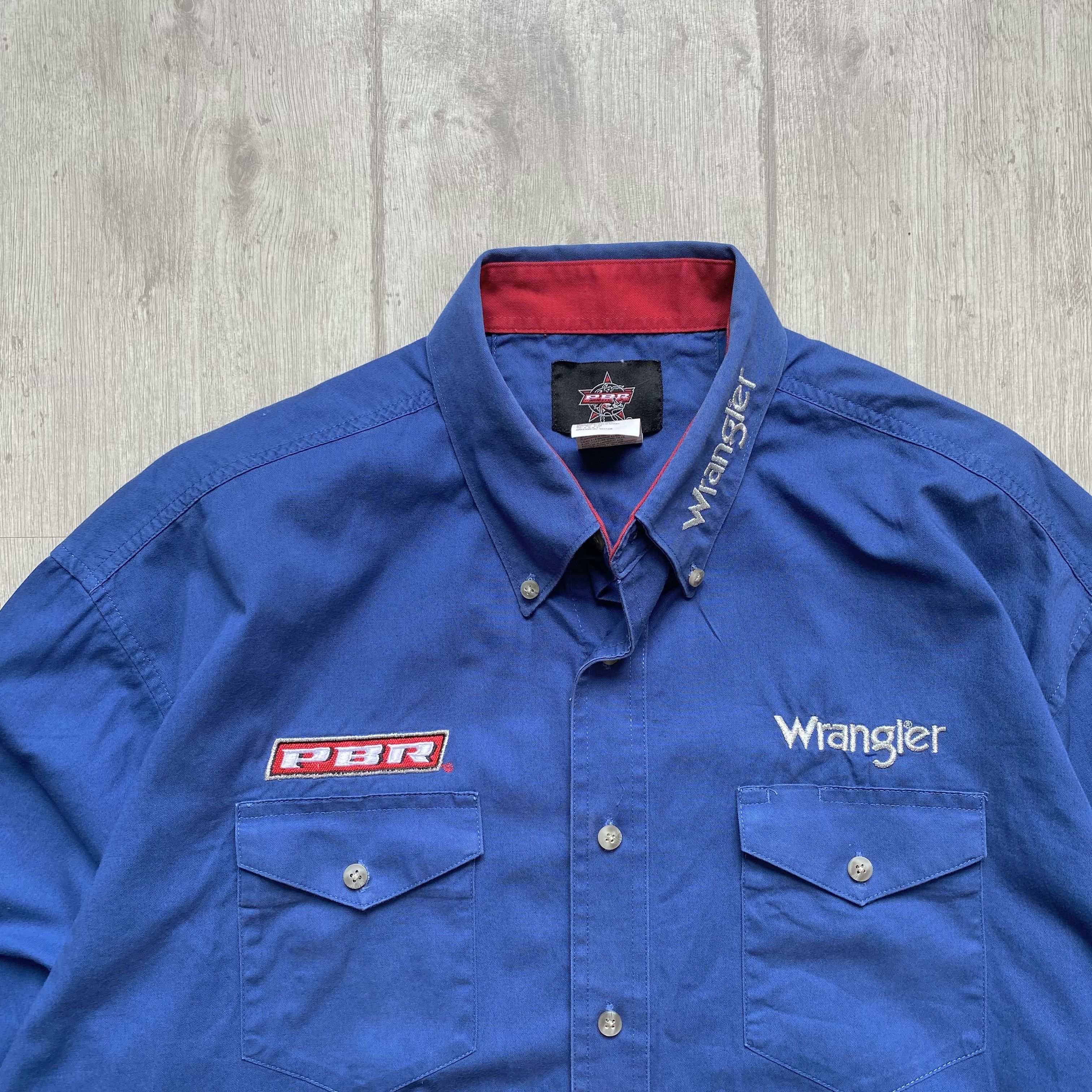 Wrangler 🐂 Vintage 00s Wrangler Bull Rider shirt western PBR Racing Size US XL / EU 56 / 4 - 6 Thumbnail