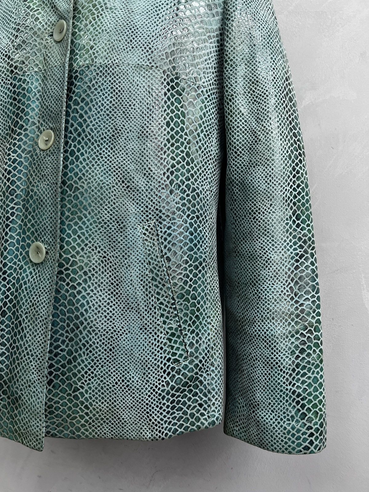 14th Addiction Avant garde Leather Jacket Skin Rare 90’s if six was nine Size US M / EU 48-50 / 2 - 4 Thumbnail