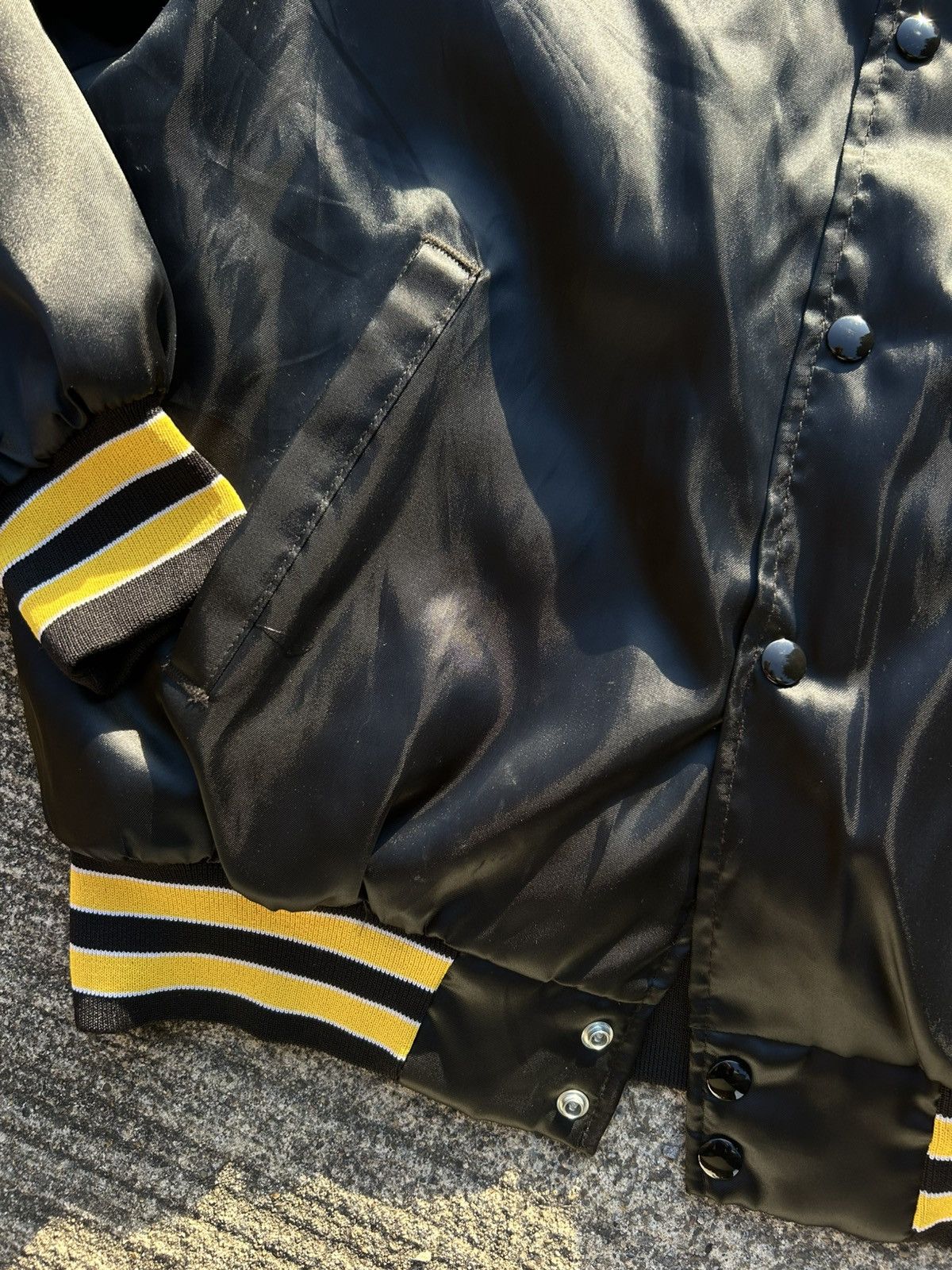 Swingster 90s Swingster Pittsburgh Steelers Satin Jacket Snaps Size US L / EU 52-54 / 3 - 4 Thumbnail