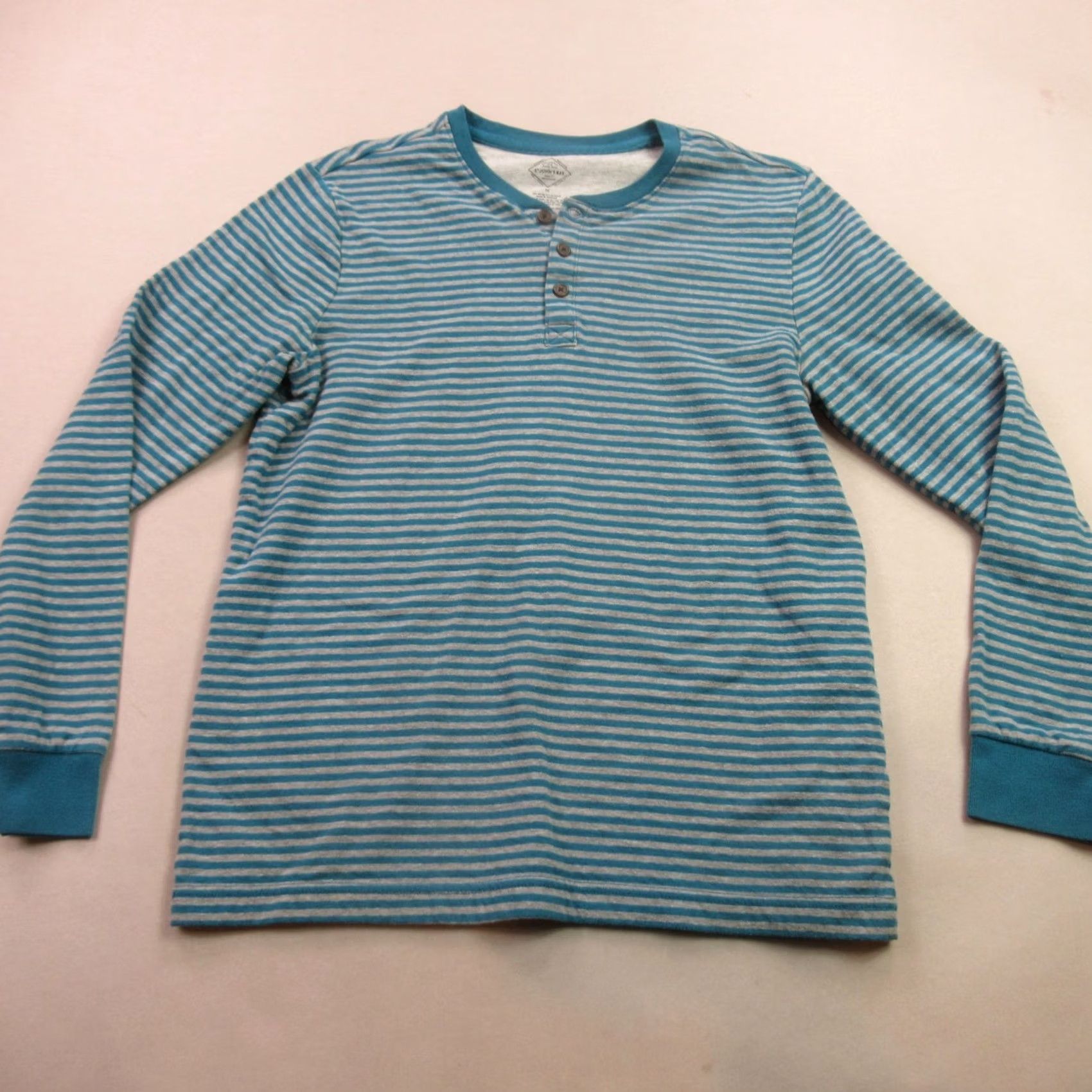 Vintage St Johns Bay Sweatshirt Mens Medium Crew Neck Pullover Henley Long Sleeve Size US M / EU 48-50 / 2 - 2 Thumbnail