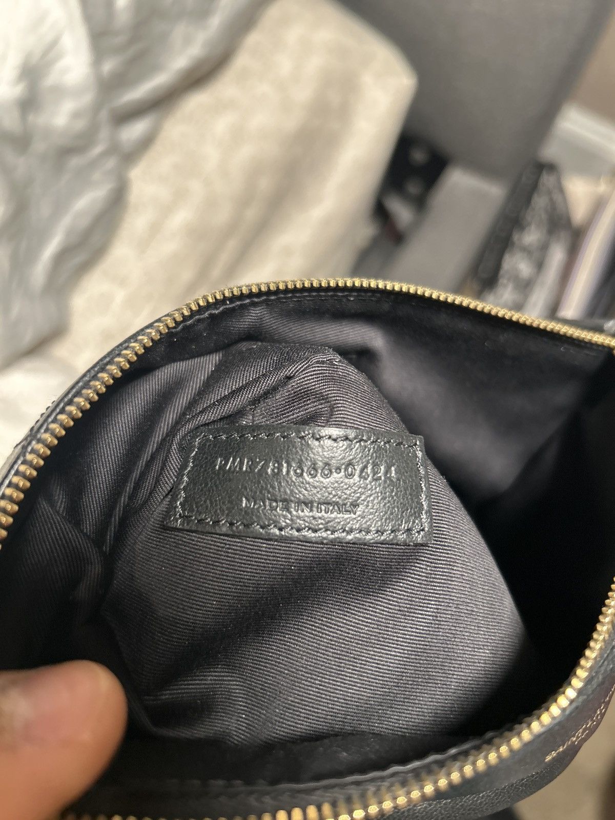 Yves Saint Laurent Yves Saint Laurent Jamie embellished quilted leather bag Size ONE SIZE - 8 Thumbnail