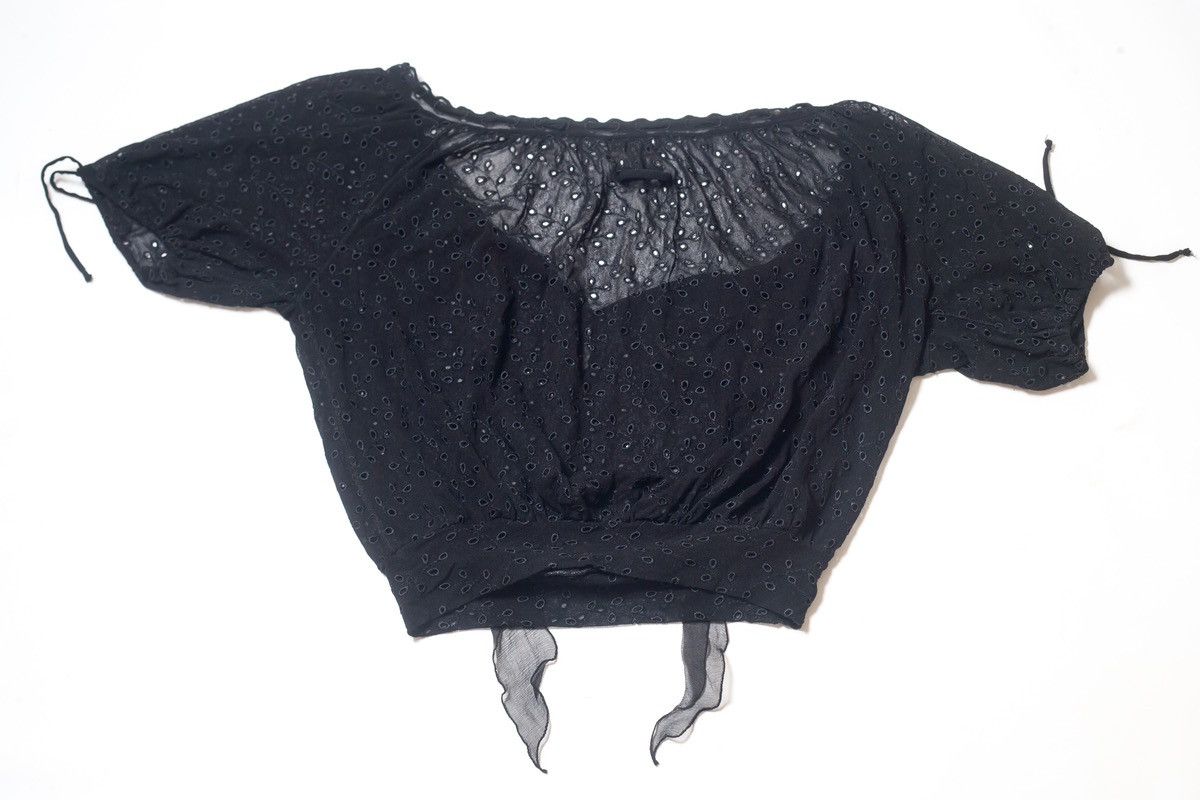 Jean Paul Gaultier Jean Paul Gaultier Femme 90s Vintage Mesh Top Size M / US 6-8 / IT 42-44 - 5 Thumbnail
