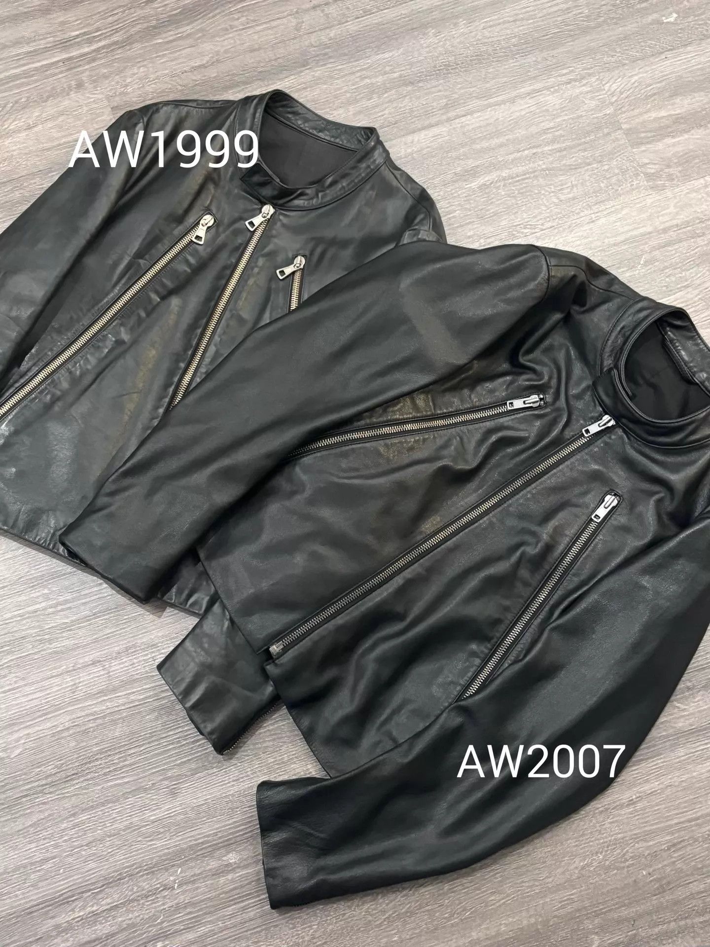 Maison Margiela MMM AW2007 5zip Jacket Black Calfskin 48 Size US M / EU 48-50 / 2 - 8 Thumbnail