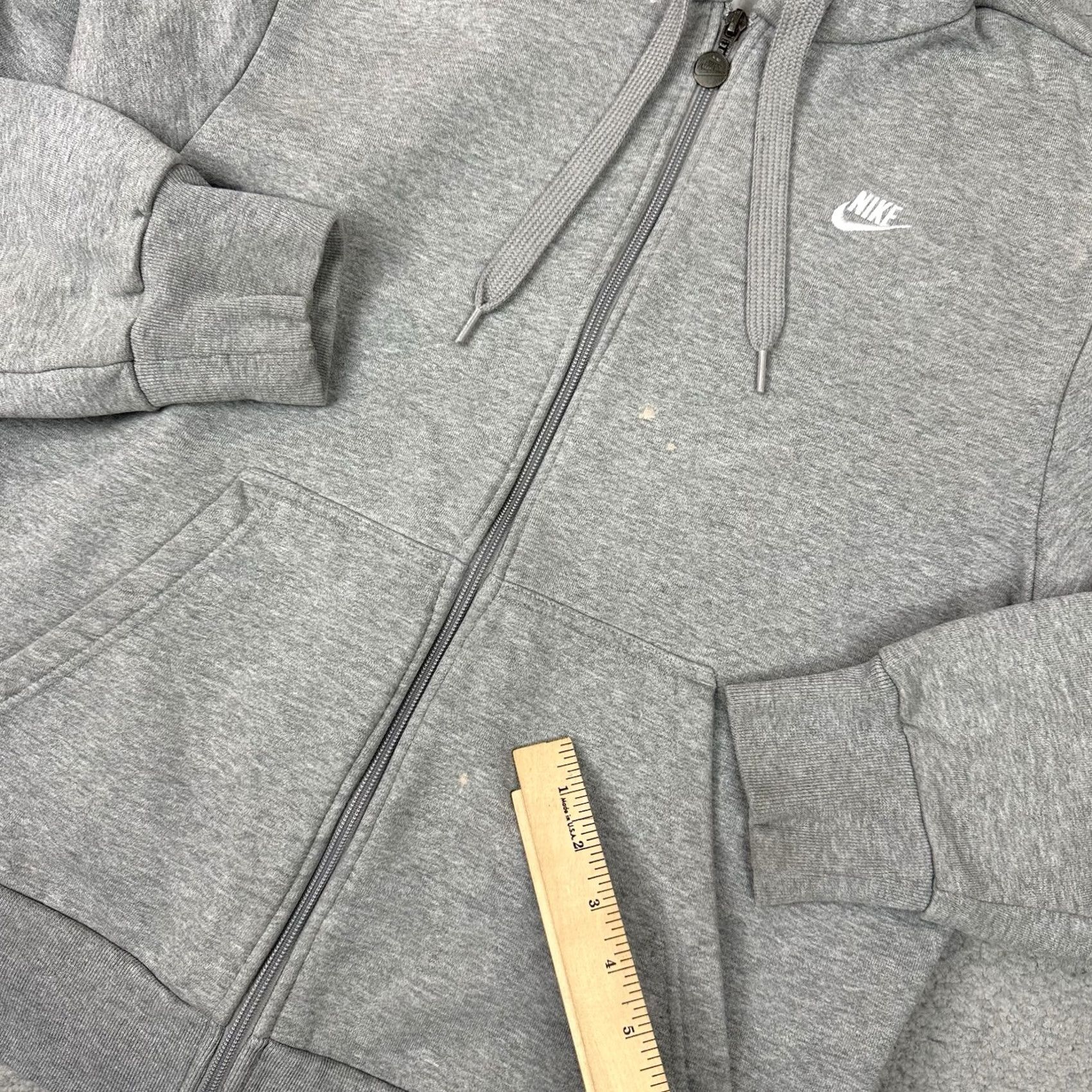 Nike Nike Sweater Mens M Gray Swoosh Outdoors Hoodie Sweatshirt Embroidered M Size US M / EU 48-50 / 2 - 7 Thumbnail