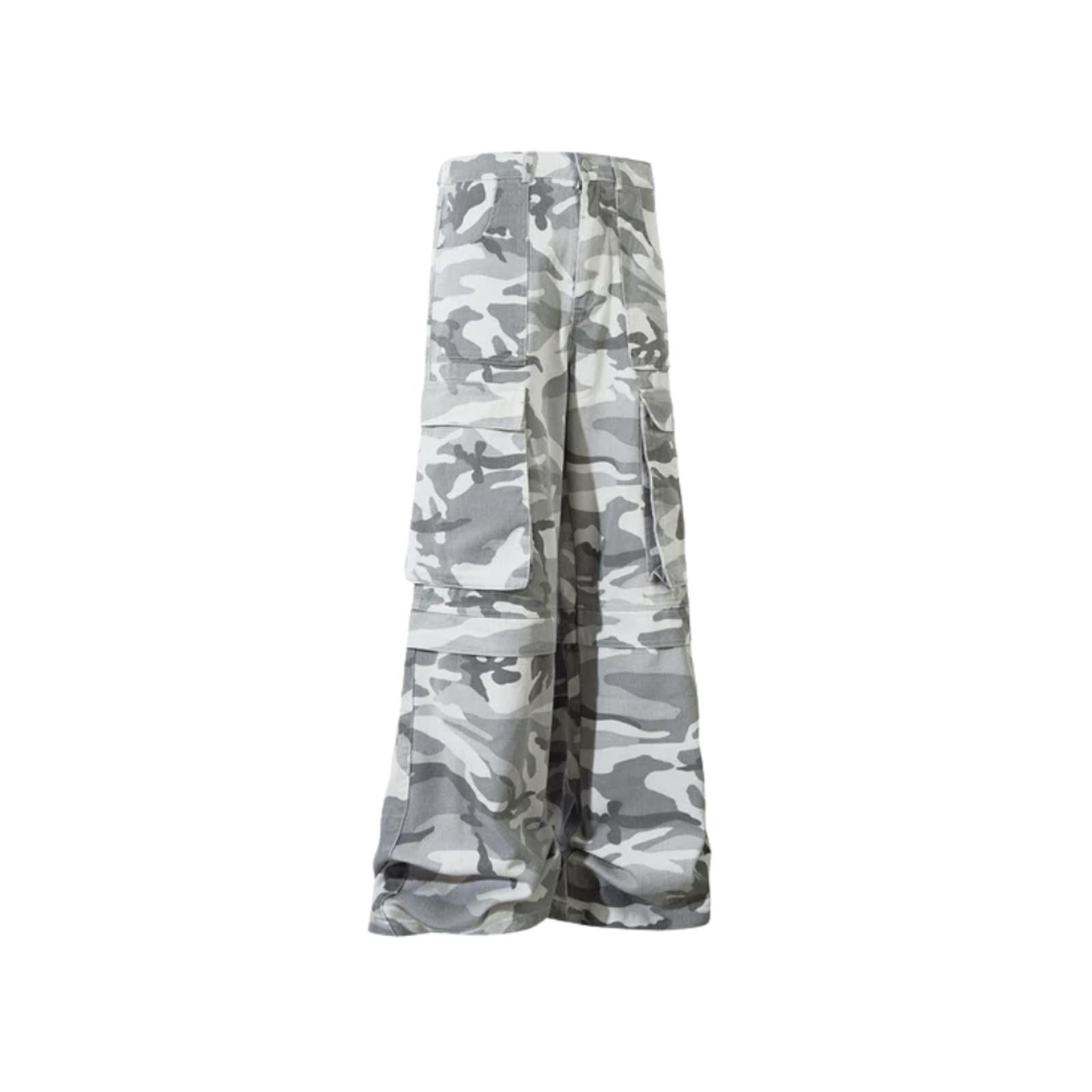 Vintage Camo Baggy Multi - Pocket Cargo Pants Size US 32 / EU 48 - 3 Thumbnail