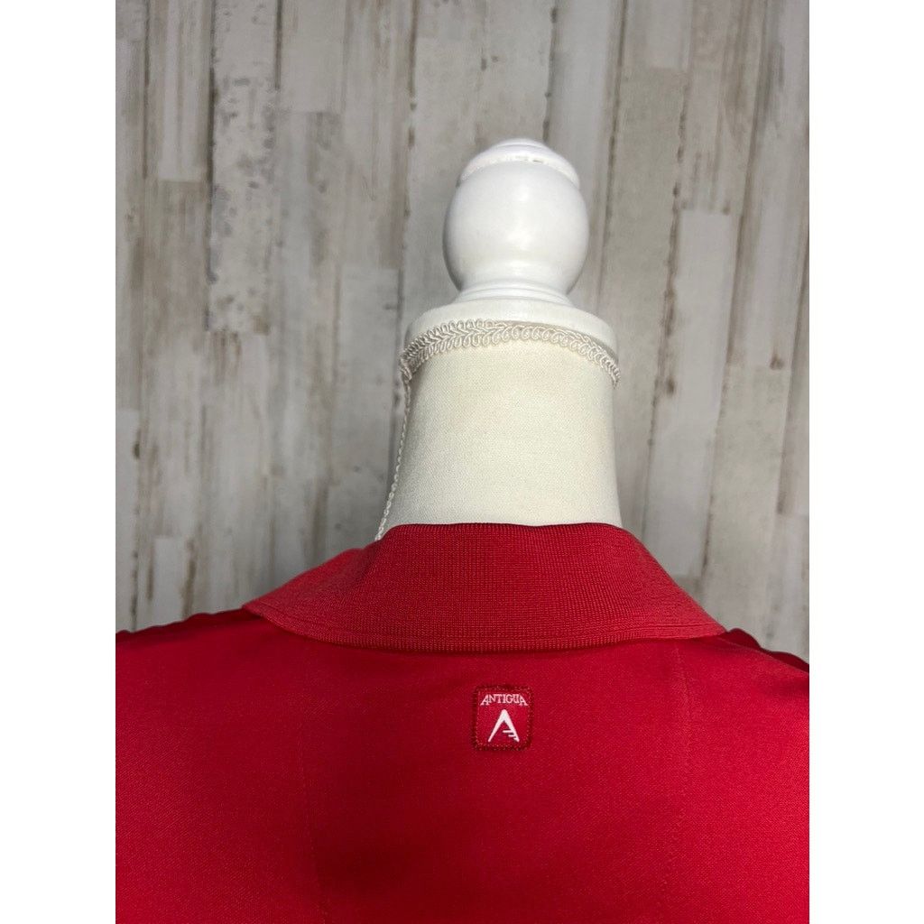 Antigua Antigua Women's Med Wisconsin Badgers Sleeveless Polo Shirt Size M / US 6-8 / IT 42-44 - 5 Thumbnail