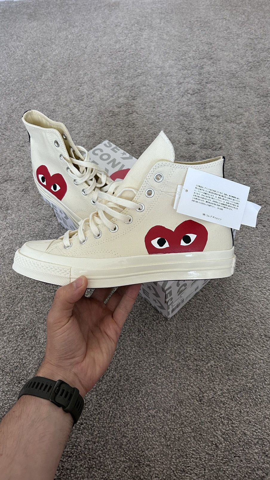Comme des Garcons PLAY × Converse Converse x CDG Chuck 70 Size US 8 / EU 41 - 1 Thumbnail