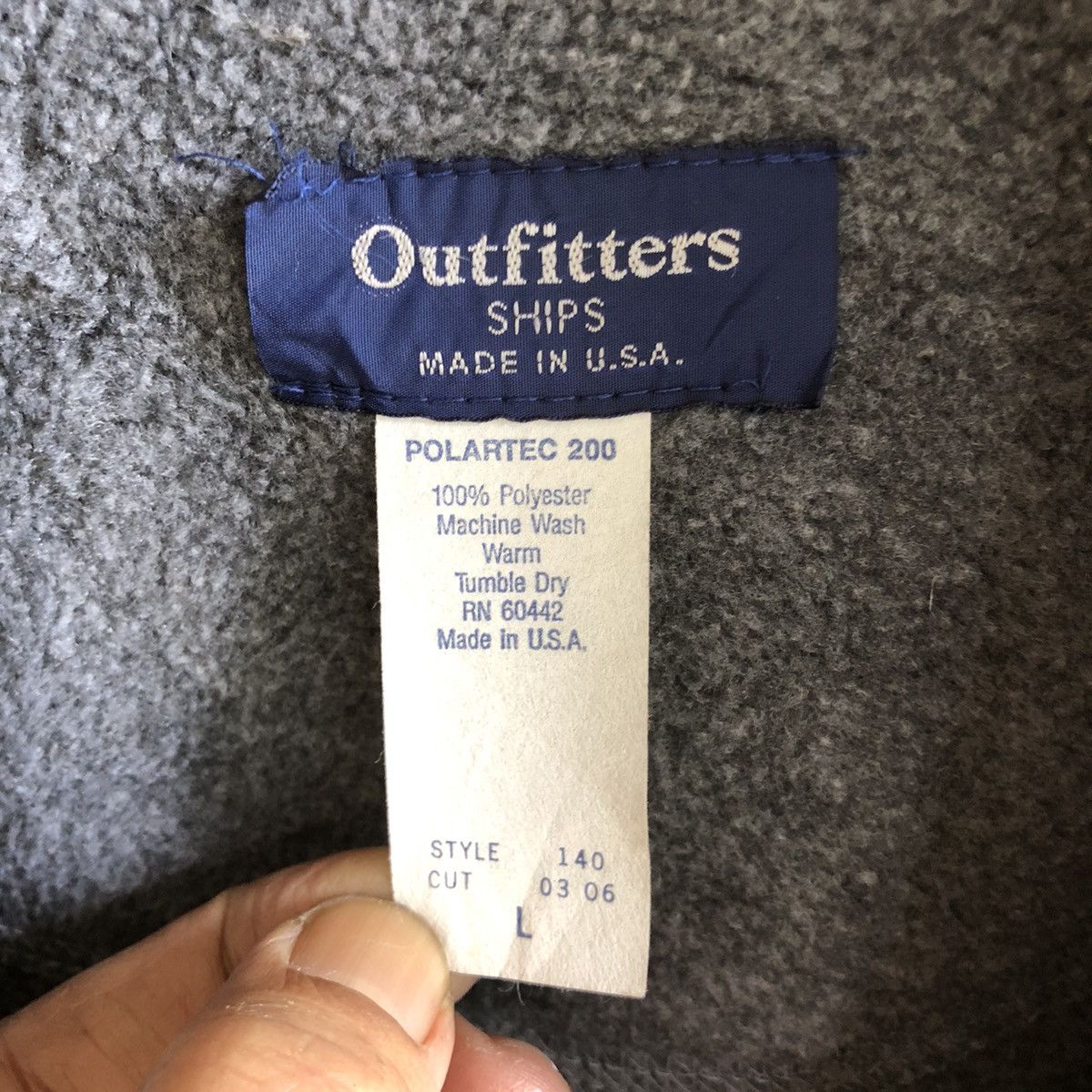 Polartec × SHIPS vintage SHIPS X POLARTEC fleece peacoats Size US L / EU 52-54 / 3 - 8 Thumbnail