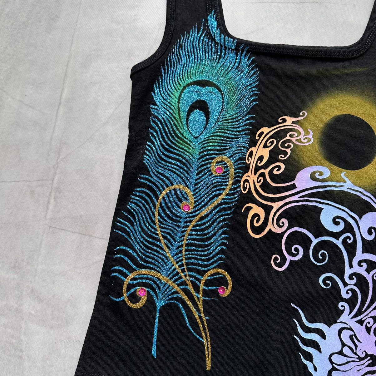 Hysteric Glamour Y2K Indian Bohemian Tank Top T Shirt Cop Copine Vibe Size S / US 4 / IT 40 - 3 Thumbnail