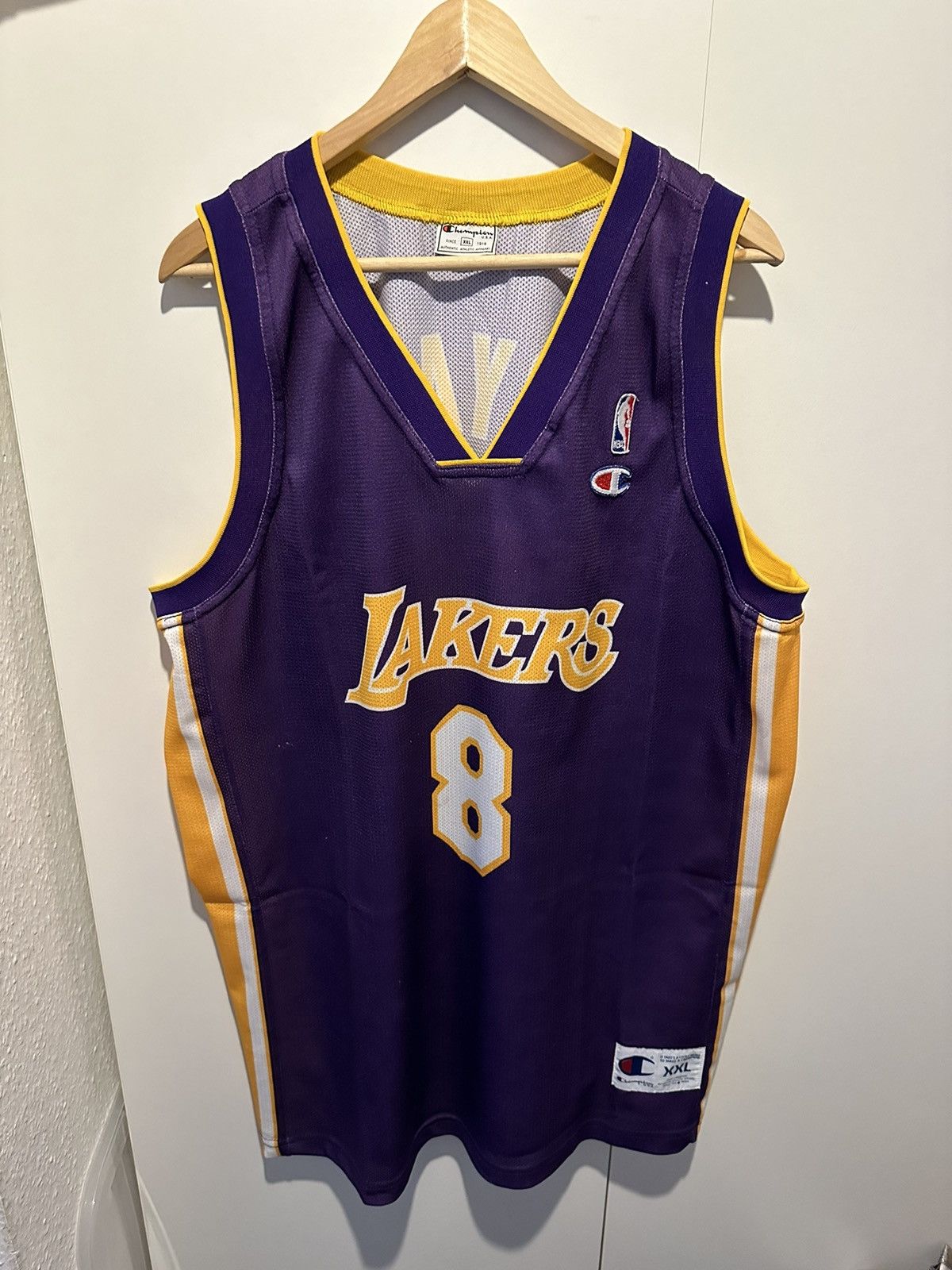 image of Champion Jersey Los Angeles Lakers Size Xxl Nba Kobe Bryant in Purple, Men's