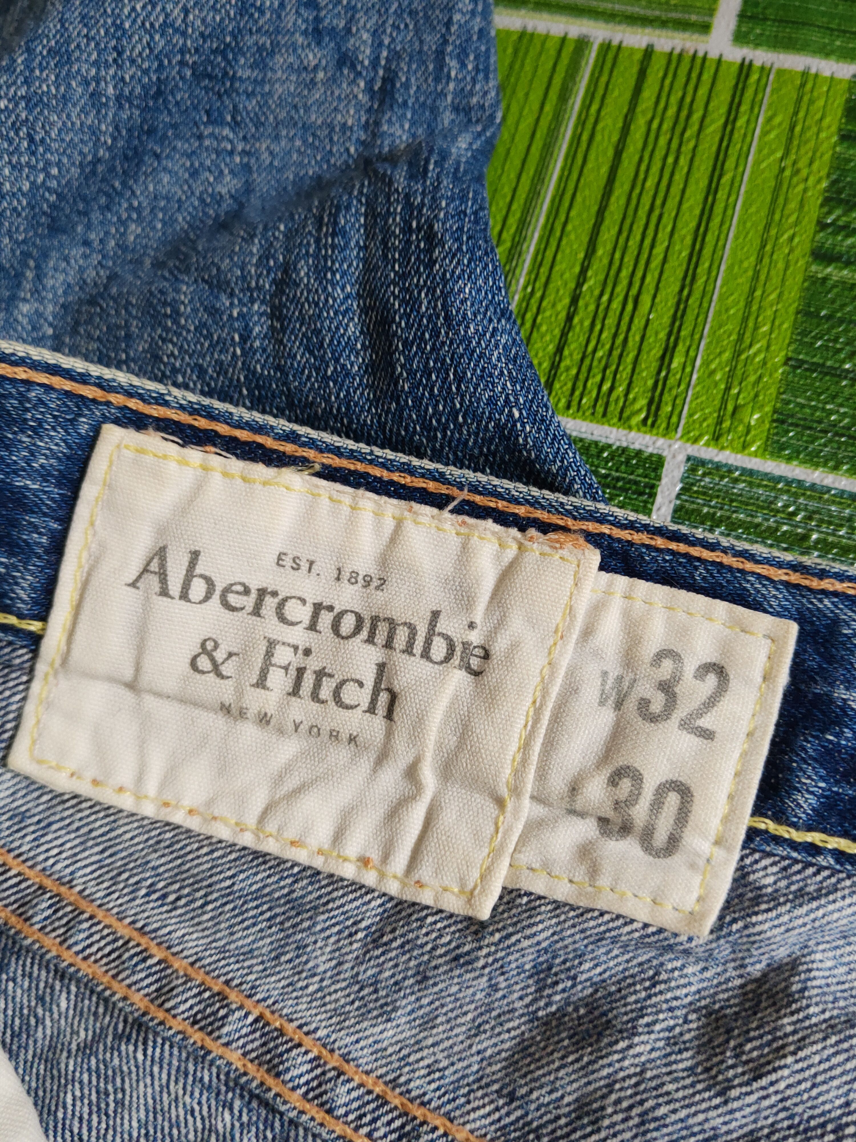 Abercrombie & Fitch Abercrombie & Fitch Blue Distressed Ripped Jeans #S2329 Size US 32 / EU 48 - 14 Thumbnail