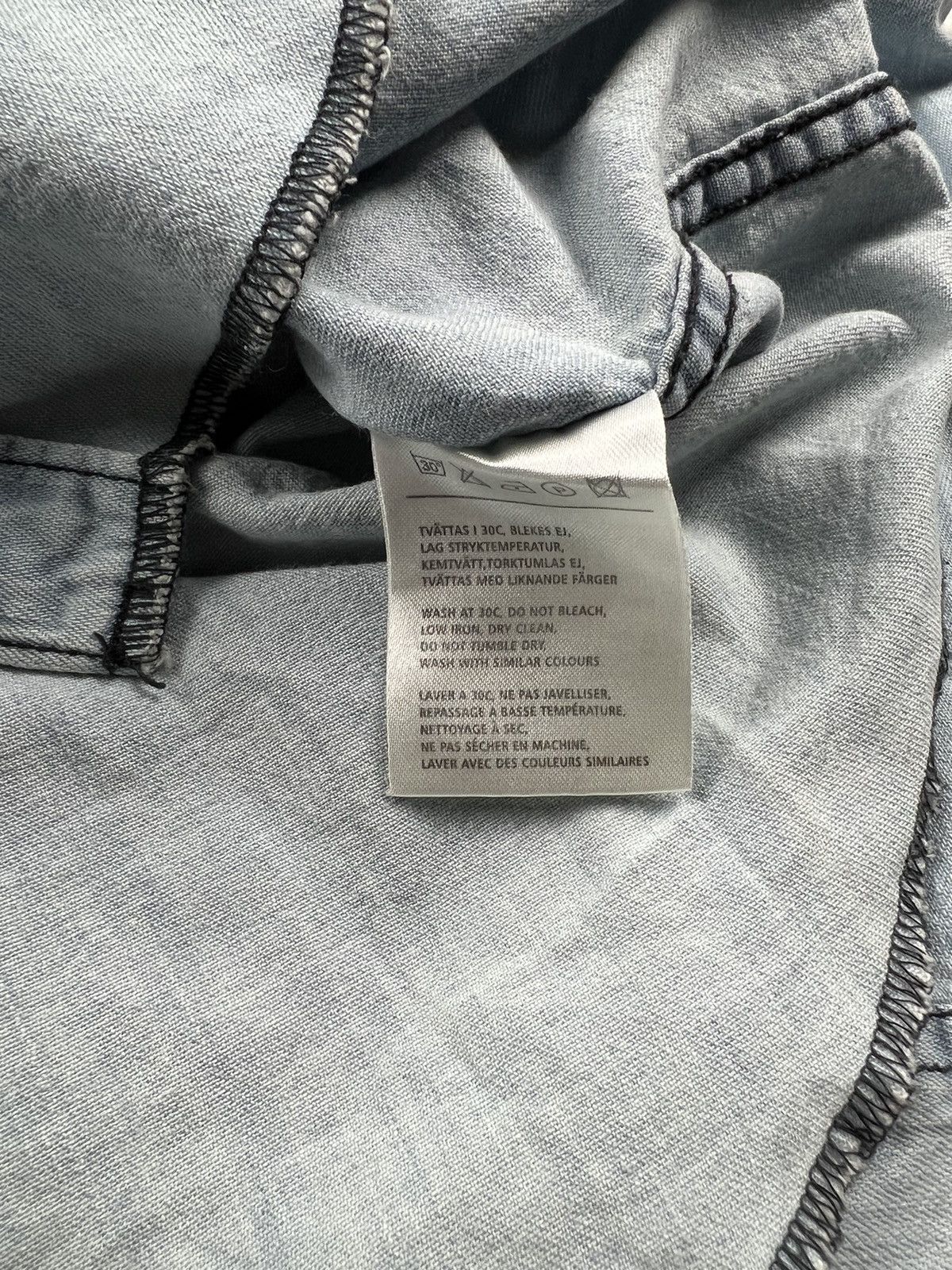 Acne Studios Vintage Acne Studios Mudwash Denim Distressed Y2K Shirt Size US S / EU 44-46 / 1 - 6 Thumbnail