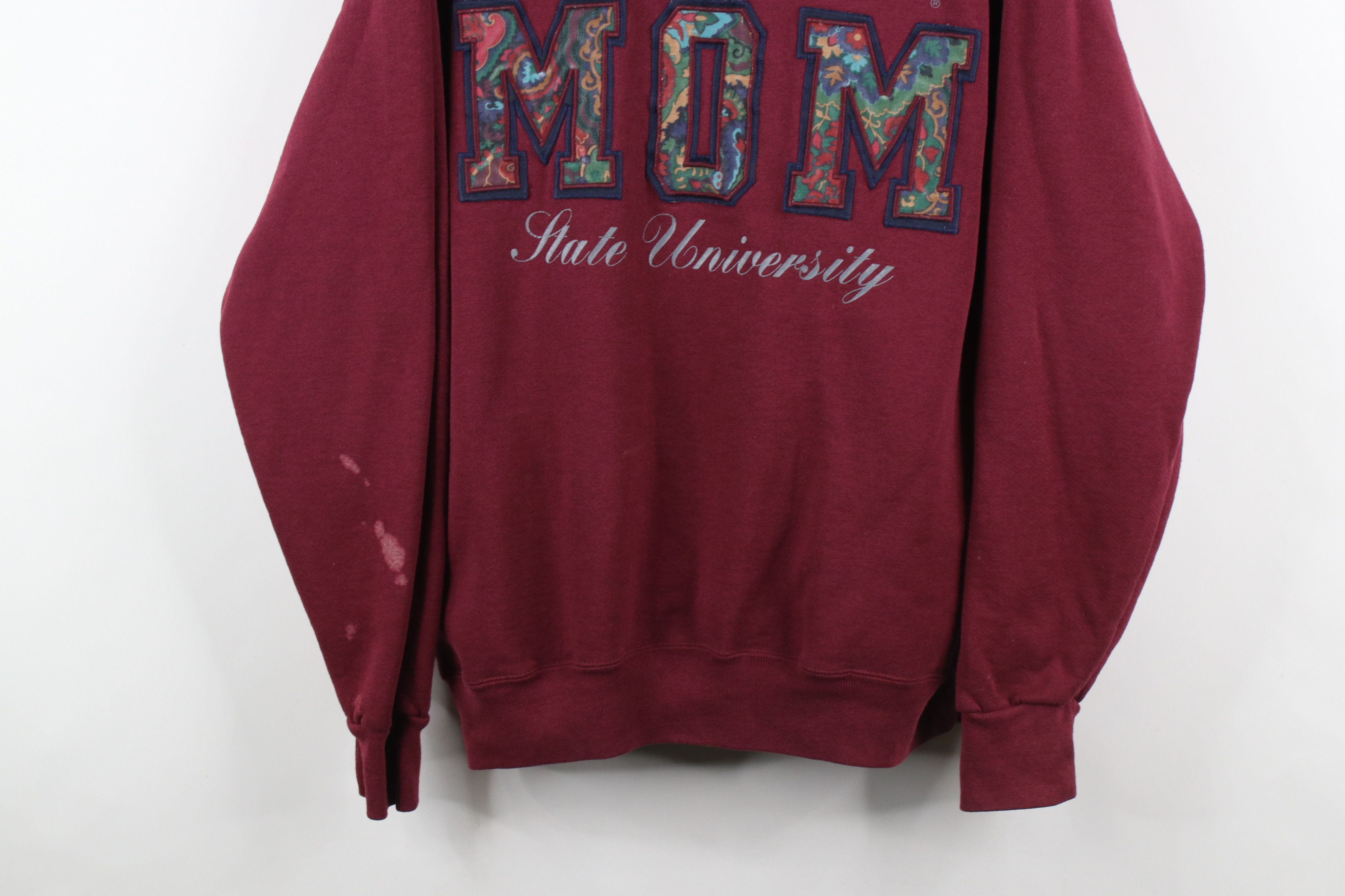 Vintage Vintage 90s Green State University Mom Sweatshirt USA Size XXL / US 16-18 / IT 52-54 - 3 Thumbnail